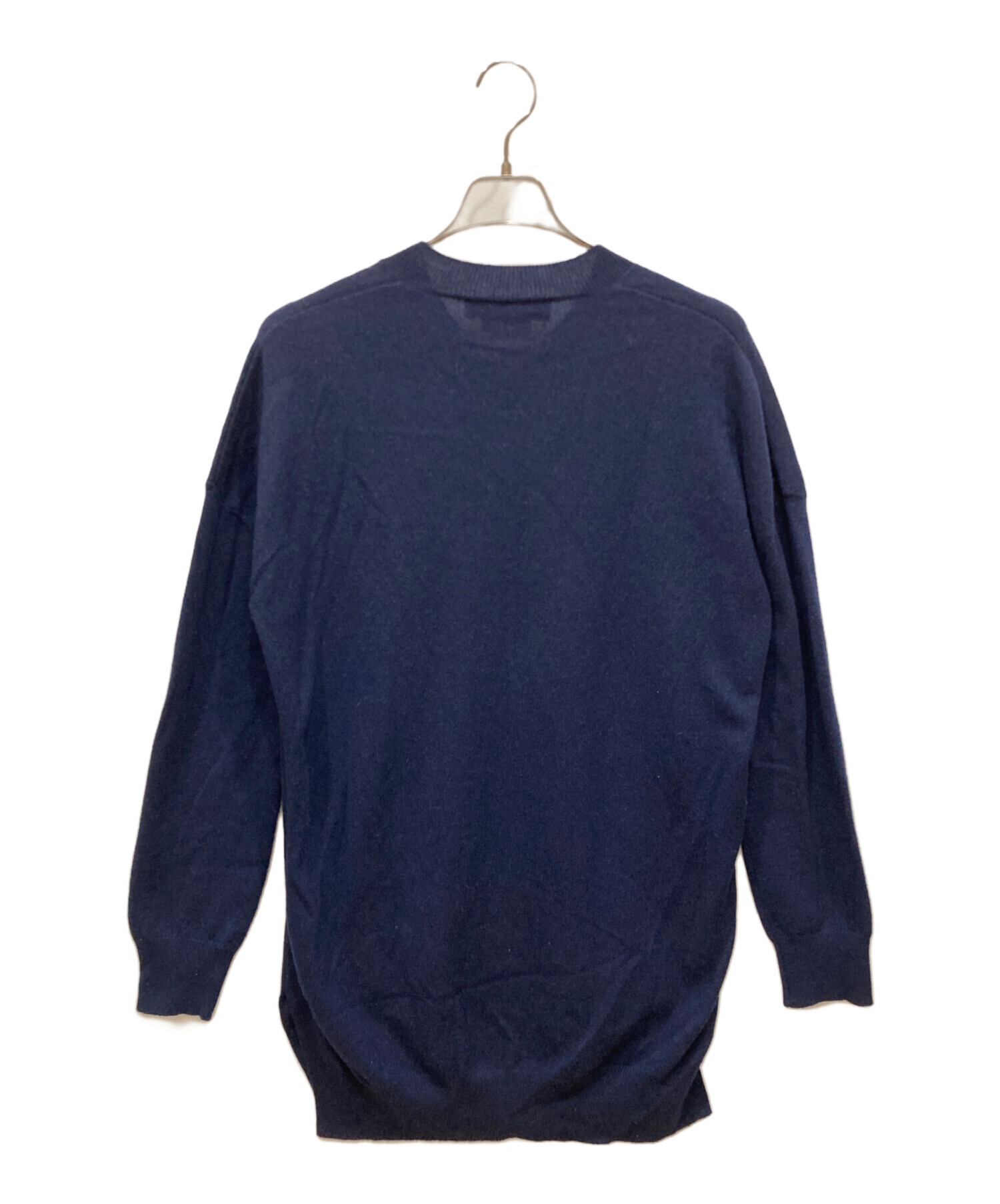 中古・古着通販】MARNI (マルニ) ロゴカシミア Vネック ロングセーター 