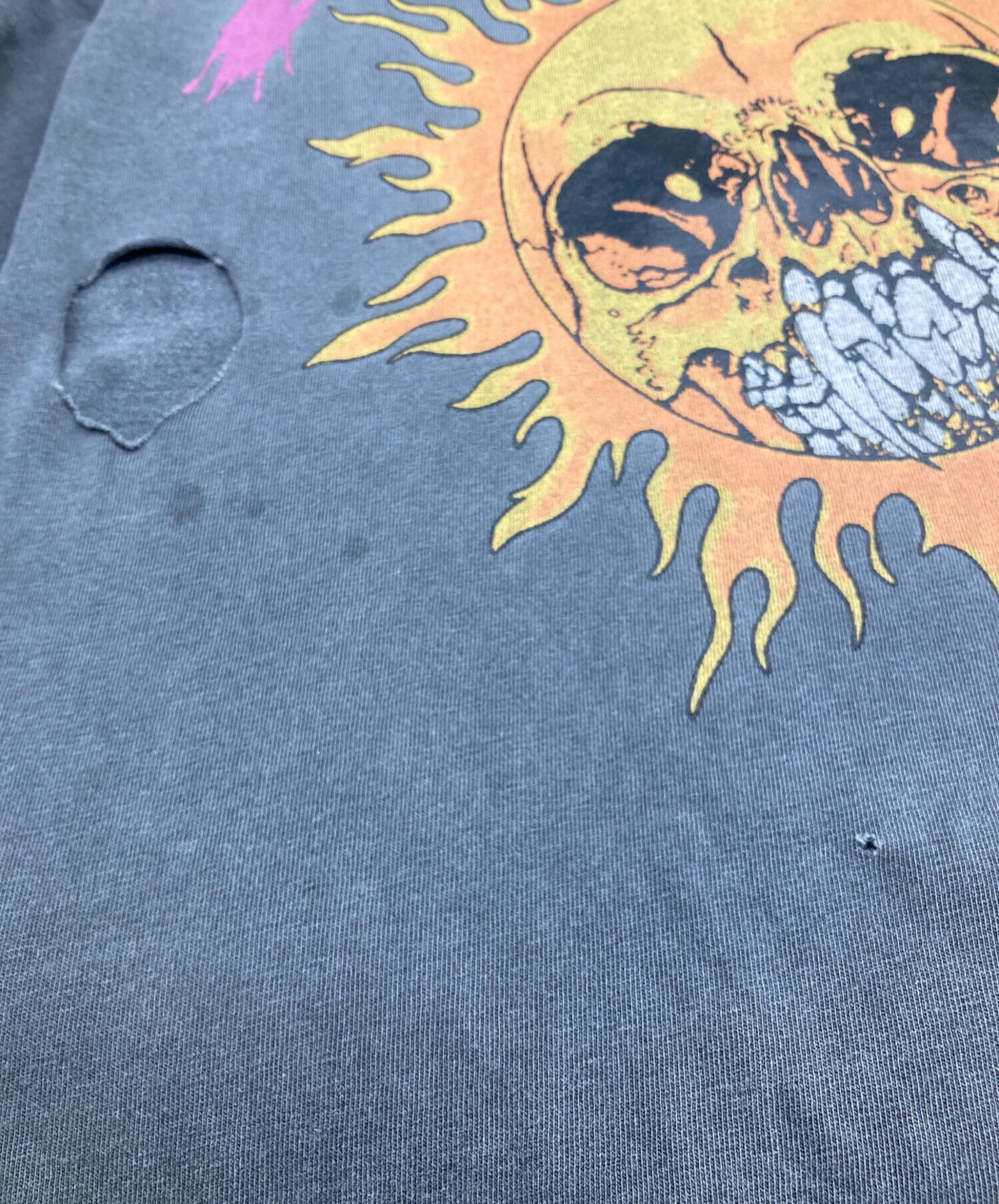 tシャツ archive ダメージ加工 中古・古着通販】Archive (アーカイブ) ダメージ加工プリントTシャツ