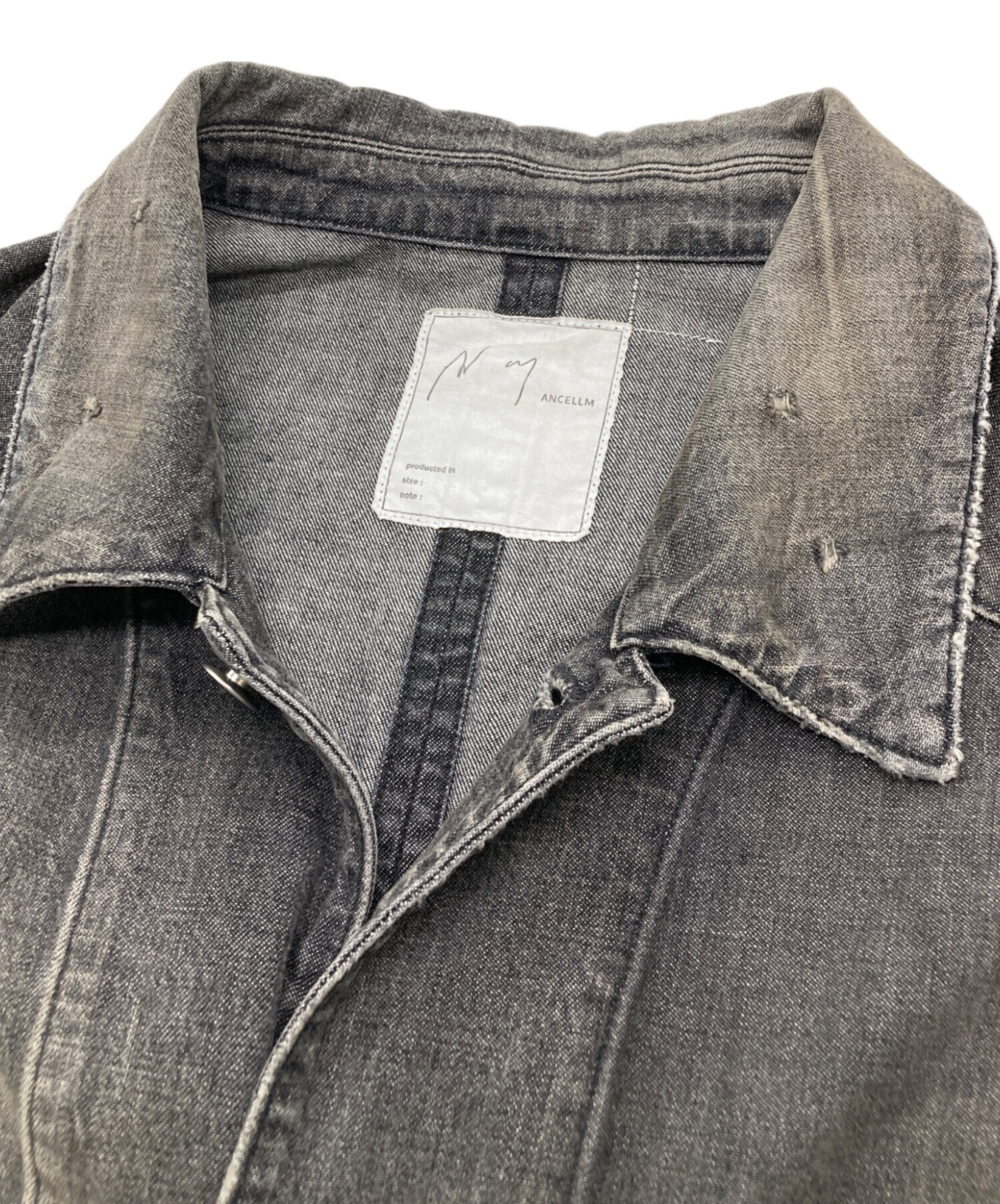 25SS希少サイズ ANCELLM DENIM COVERALL 25SS希少サイズ ANCELLM DENIM COVERALL - メルカリ