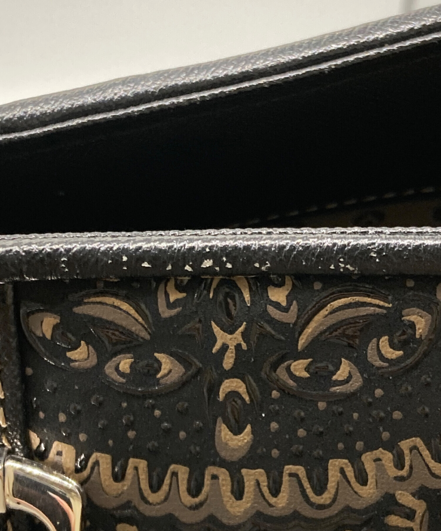 中古・古着通販】印傳屋 (インデンヤ) プライデン 刺繍柄 トートバッグ 
