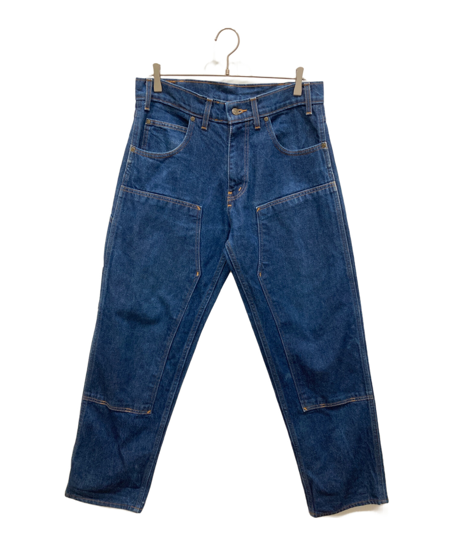 中古・古着通販】PRSN BLU (プリズンブルース) ダブルニーデニムパンツ 
