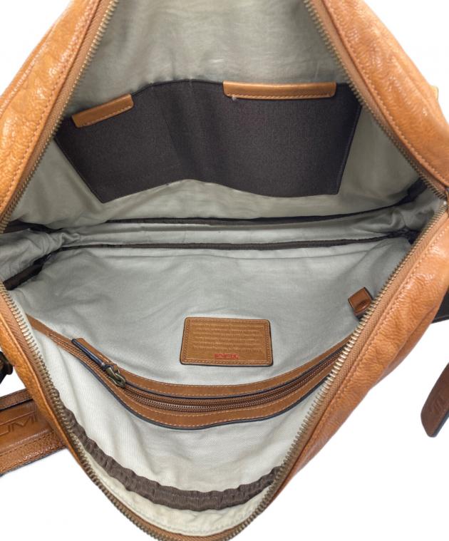 中古・古着通販】TUMI (トゥミ) レザーショルダーバッグ ブラウン