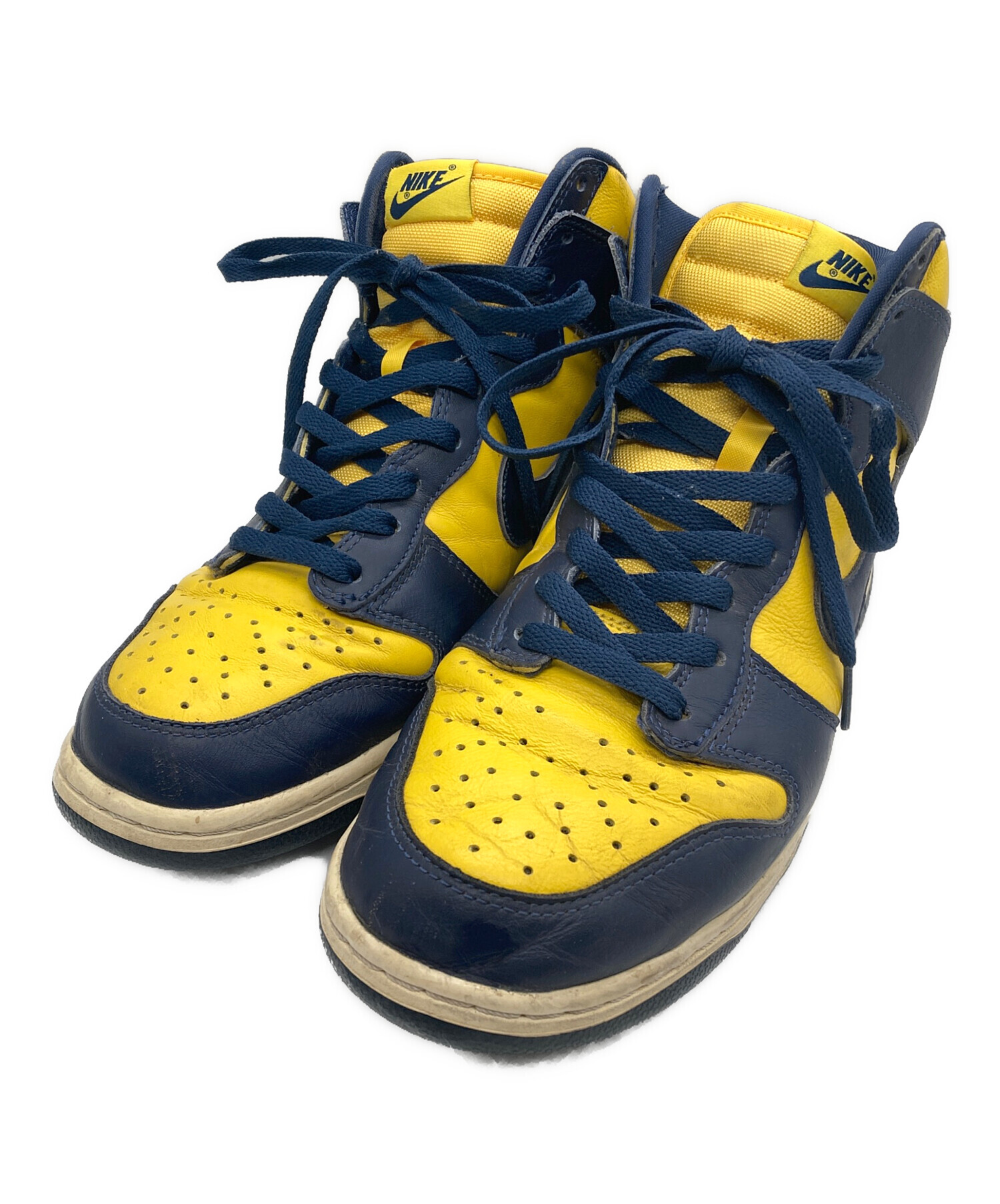 中古・古着通販】NIKE (ナイキ) DUNK HIGH SP イエロー×ネイビー 
