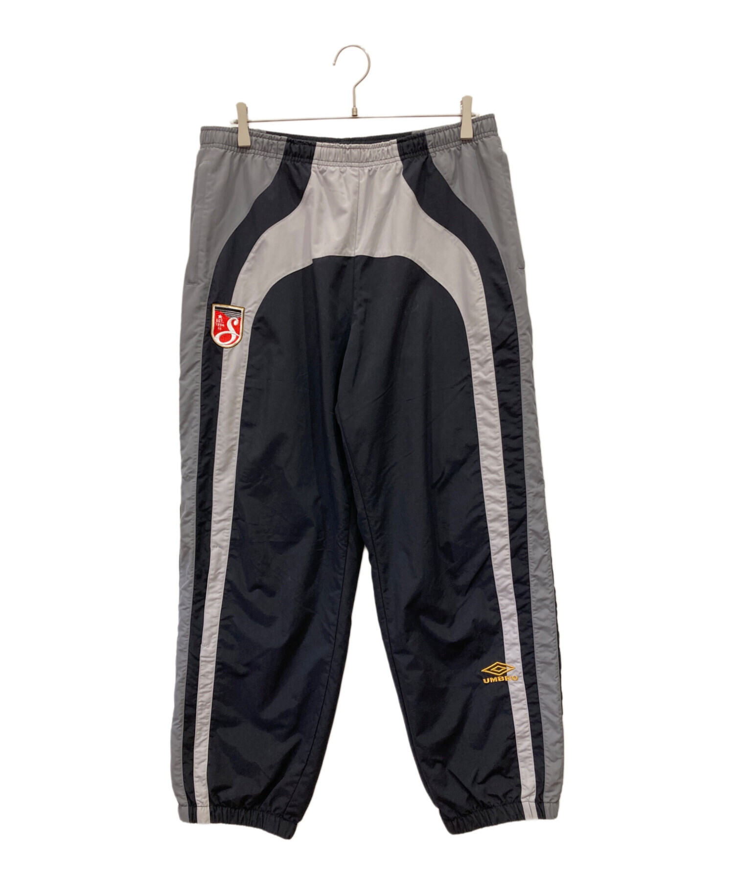 supreme×umbroコラボ　トラックパンツ ブラック/グレー 中古・古着通販】Supreme (シュプリーム) UMBRO (アンブロ) Break-Away