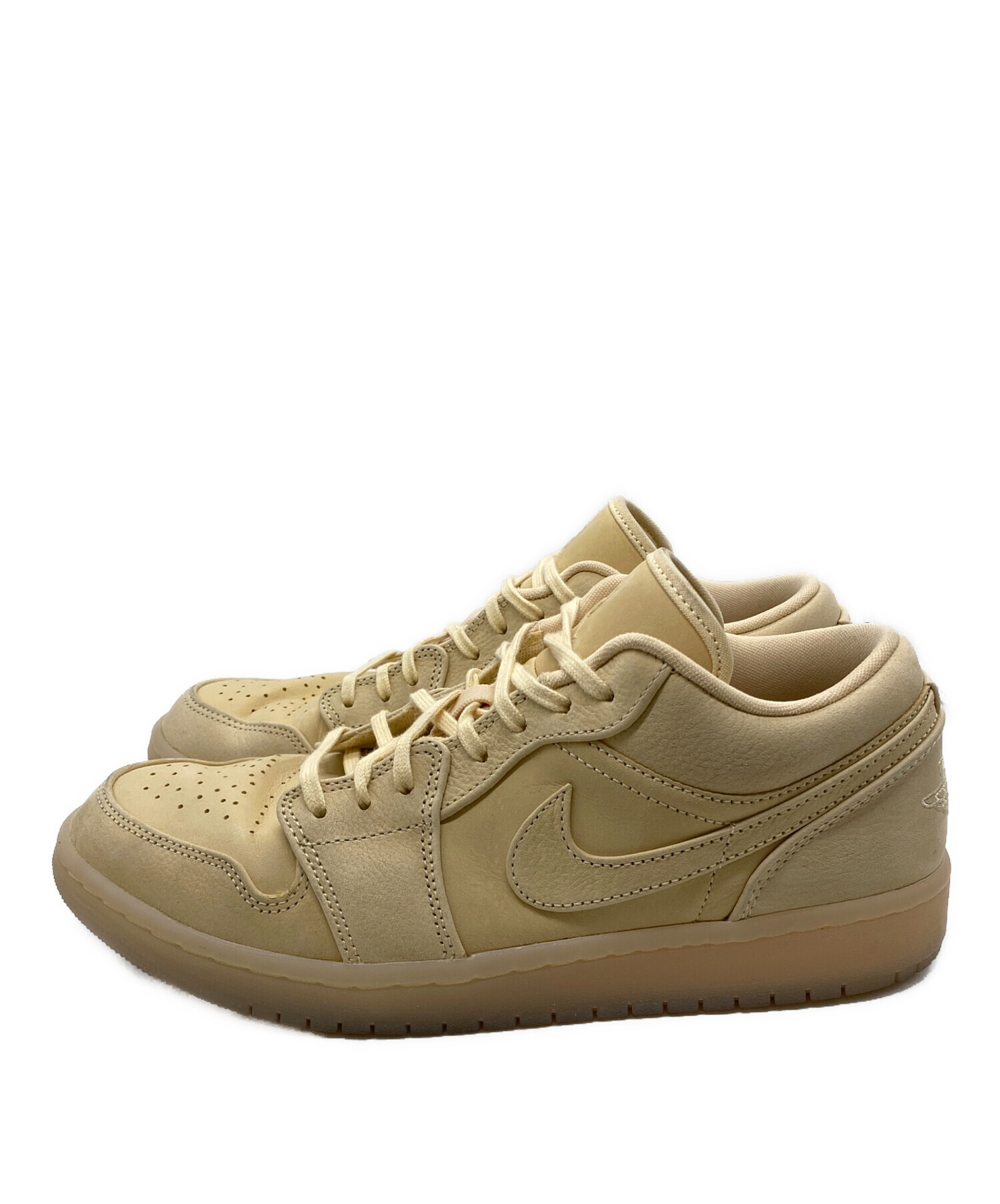 中古・古着通販】NIKE (ナイキ) AIR JORDAN 1 LOW SE ベージュ サイズ 