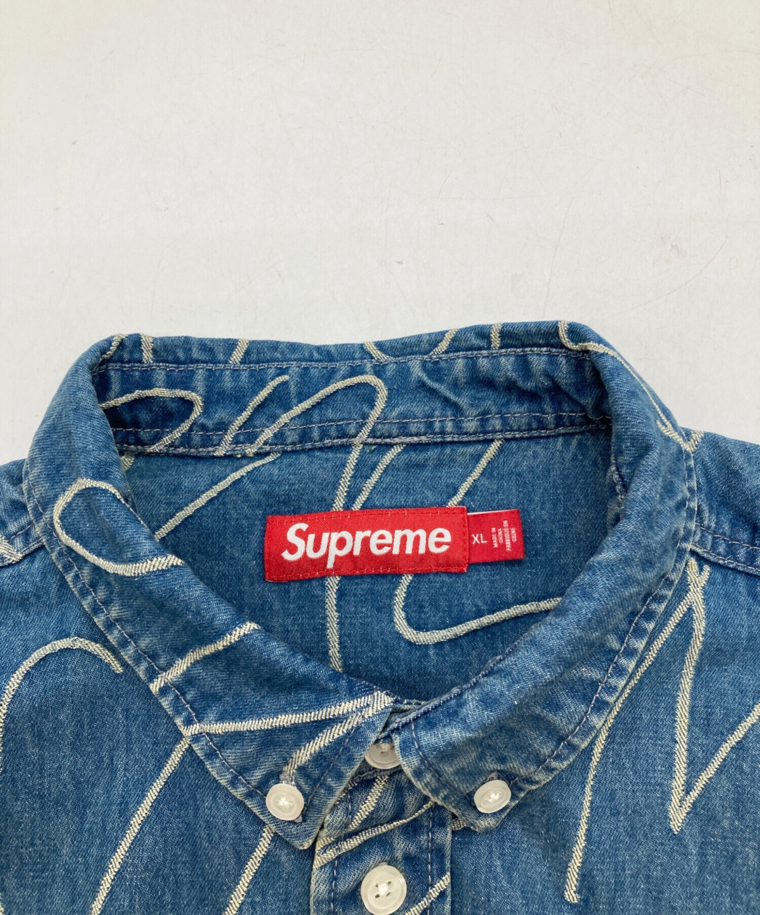 中古・古着通販】Supreme (シュプリーム) Handwriting Jacquard Denim 