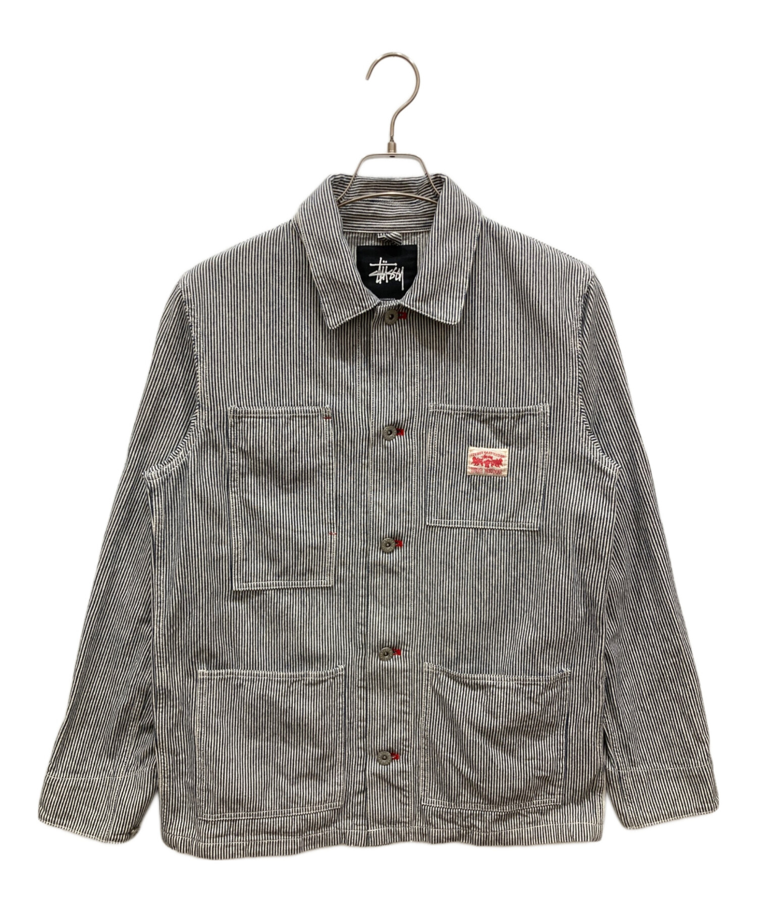 中古・古着通販】stussy (ステューシー) 両面刺繍 ヒッコリー