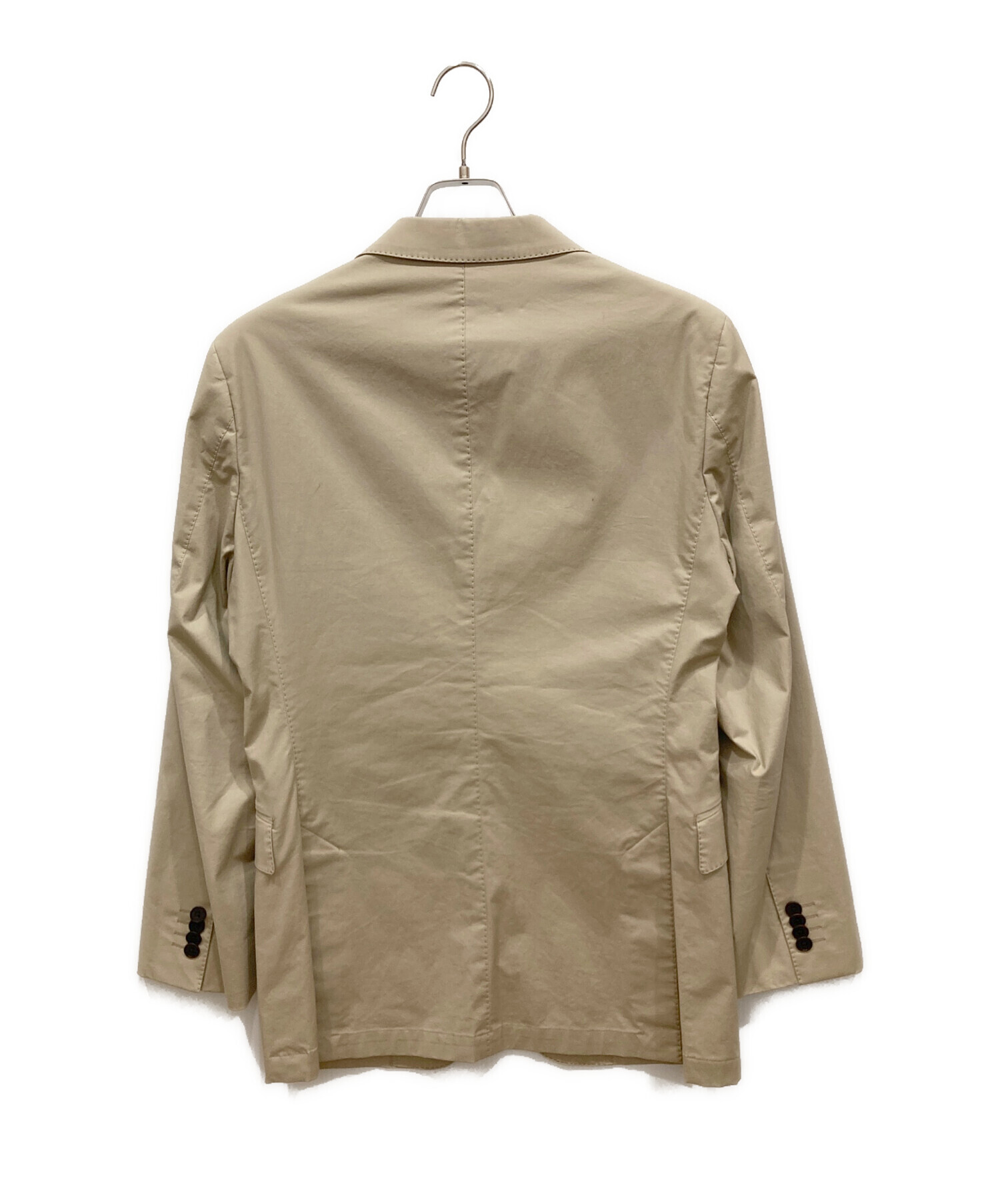 未使用 BURBERRY テーラードジャケット 42 ベージュ 中古・古着通販】BURBERRY BLACK LABEL (バーバリーブラック