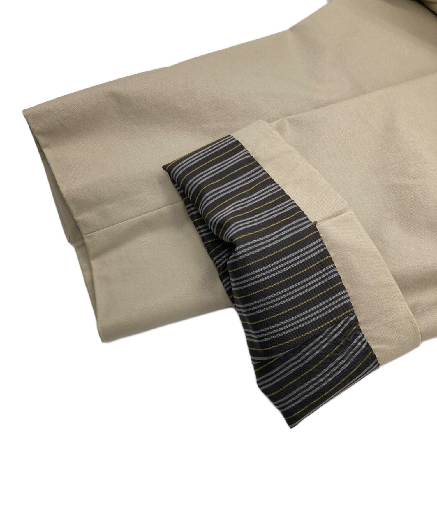 未使用 BURBERRY テーラードジャケット 42 ベージュ 中古・古着通販】BURBERRY BLACK LABEL (バーバリーブラックレーベル