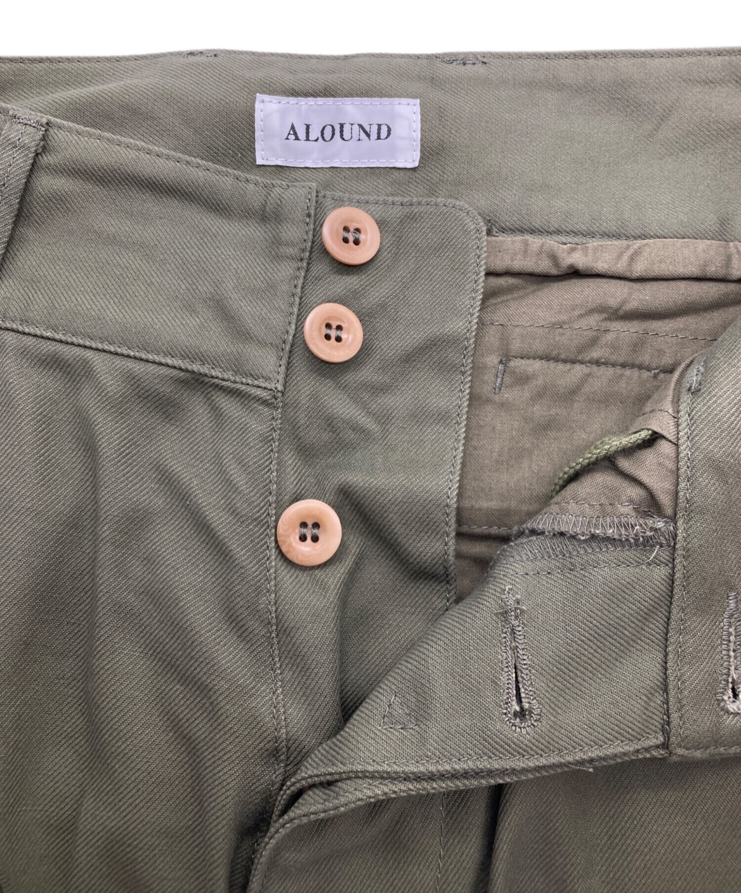 中古・古着通販】ALOUND (アラウンド) M-47カーゴパンツ カーキ サイズ