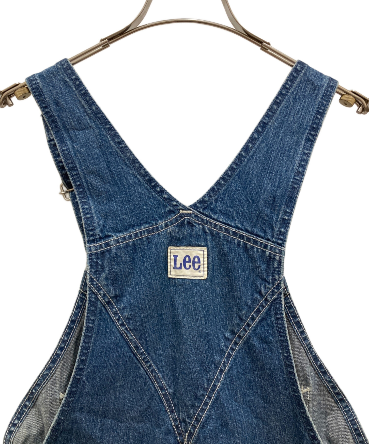 中古・古着通販】LEE (リー) デニムオーバーオール インディゴ サイズ 