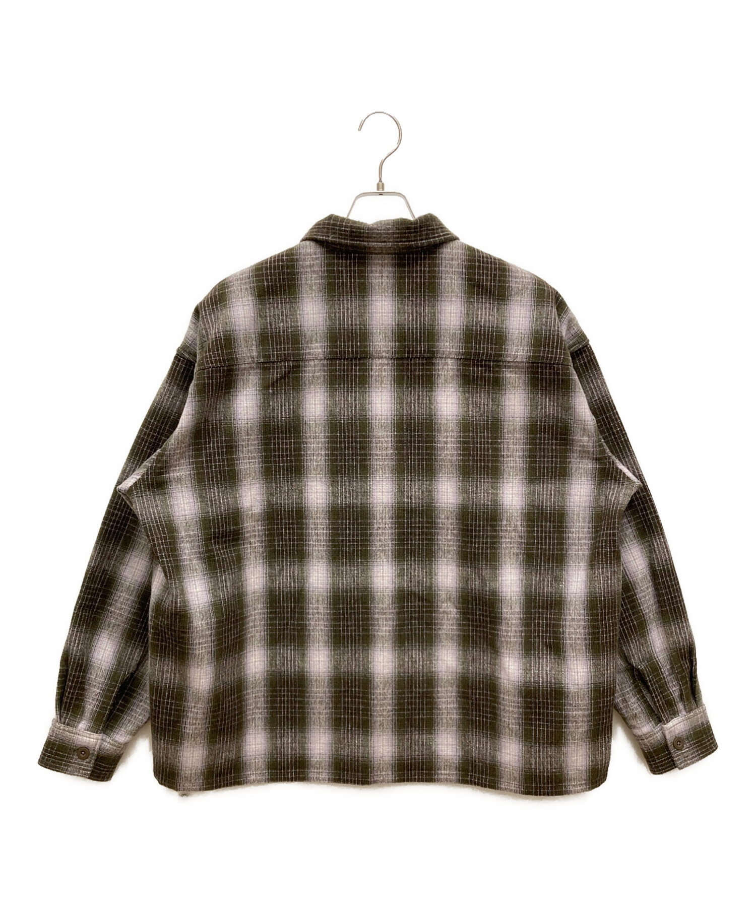 HUF チェック シャツ PLAID FULL ZIP SHIRT 【公式通販】 HUF ジップ