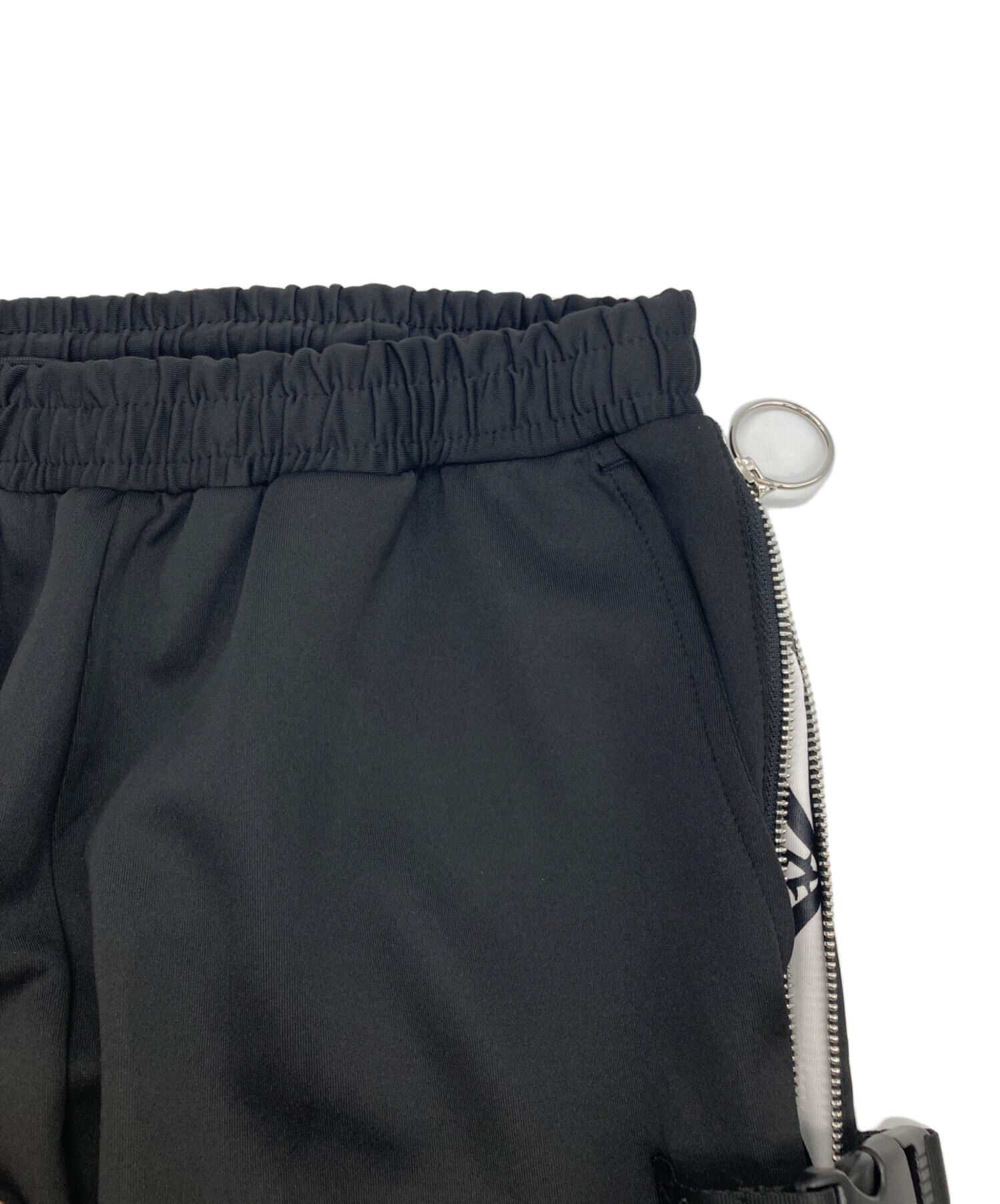 中古・古着通販】REFLEM (レフレム) ベルト付サイドZIPパンツ ブラック