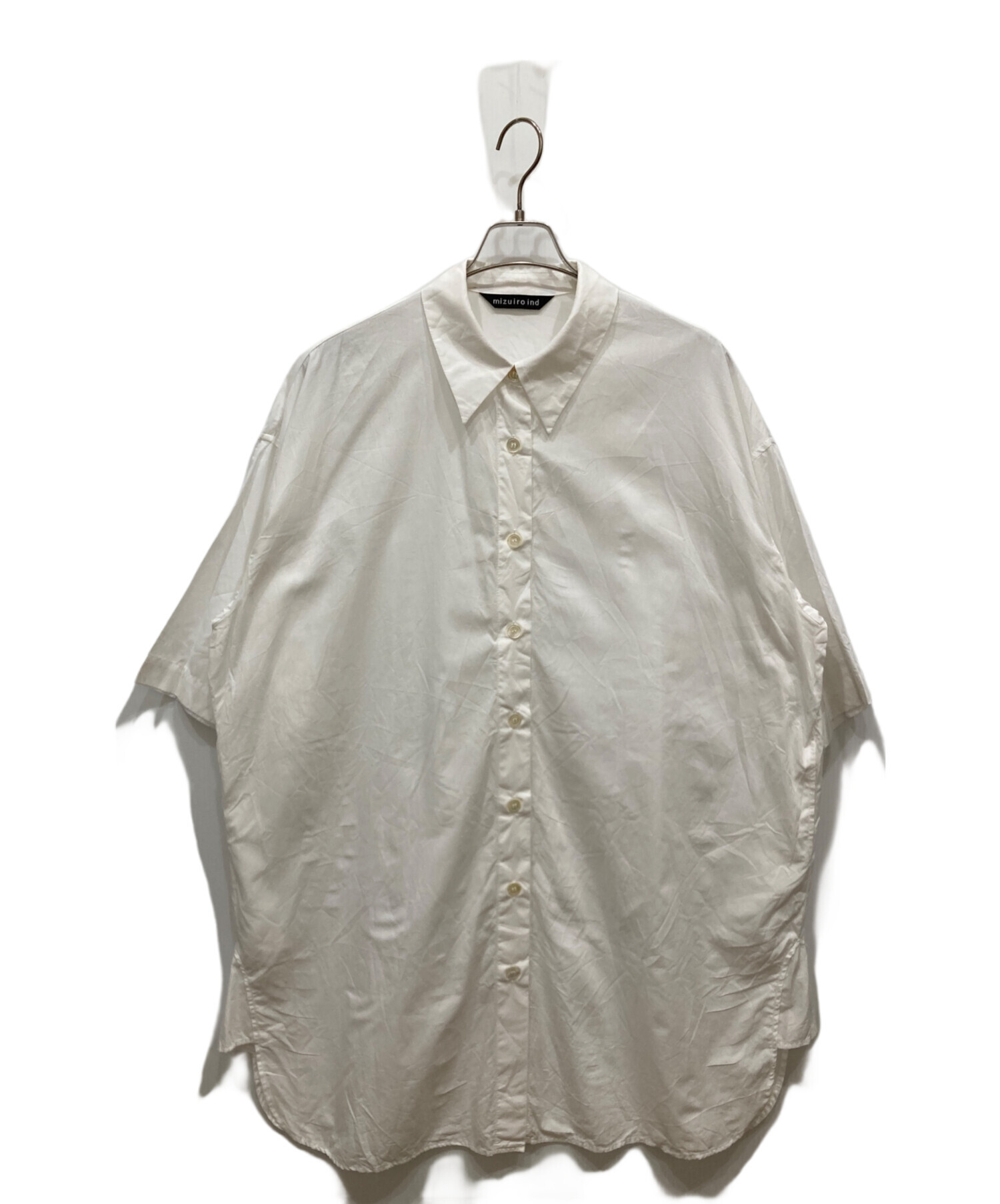 中古・古着通販】mizuiro-ind (ミズイロインド) ワイドシャツ 