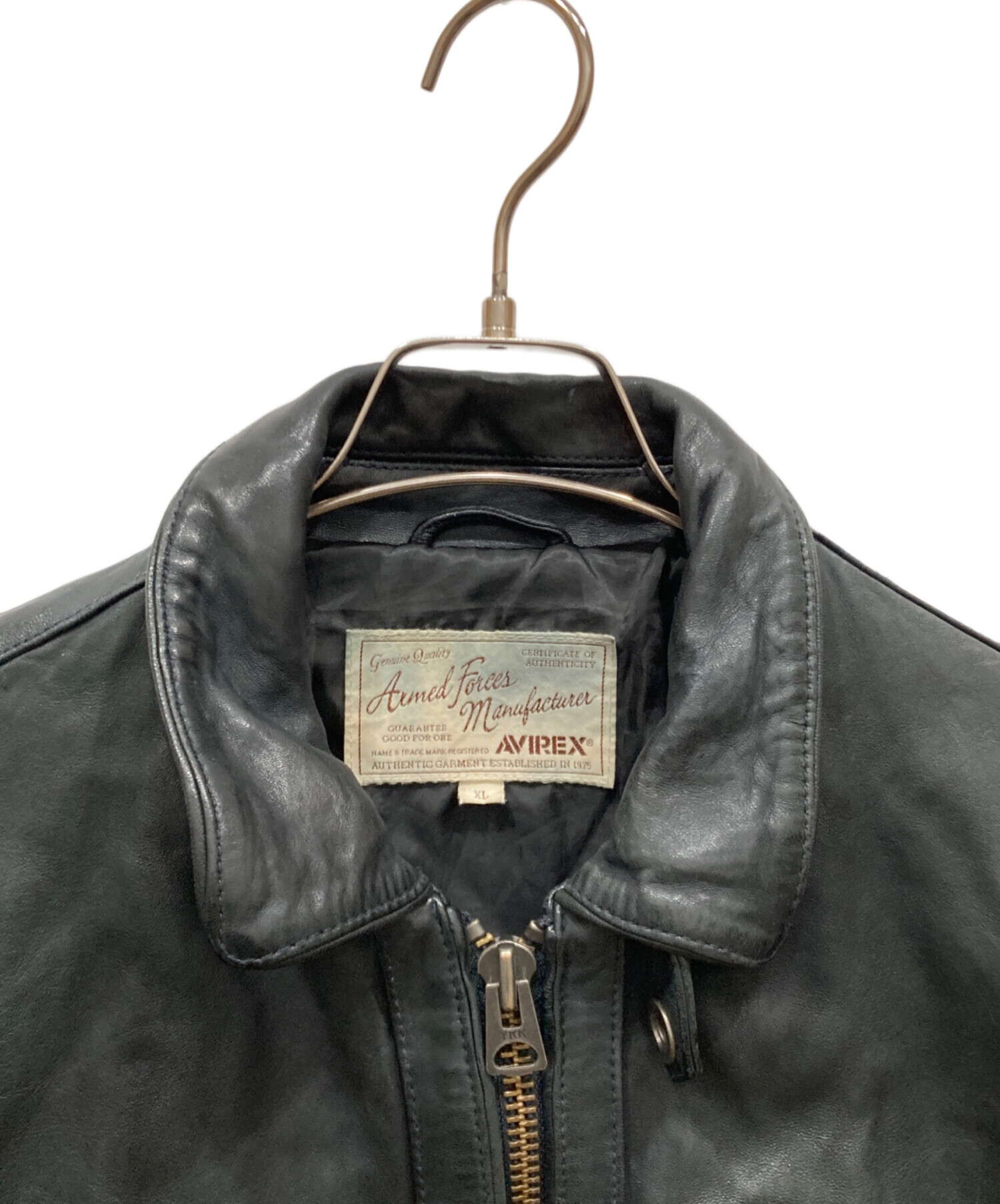 中古・古着通販】AVIREX (アヴィレックス) レザージャケット 中古・古着通販】AVIREX (アヴィレックス) レザージャケット