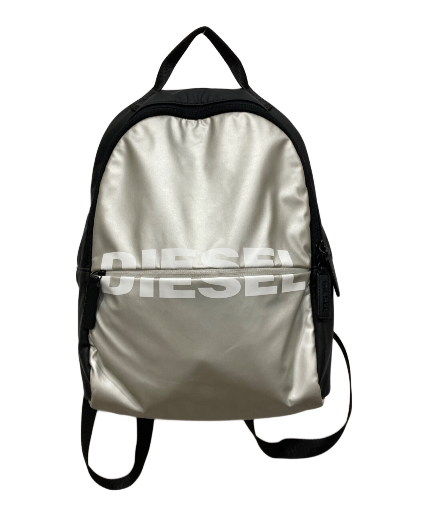 中古・古着通販】DIESEL (ディーゼル) リュック ブラック×シルバー 