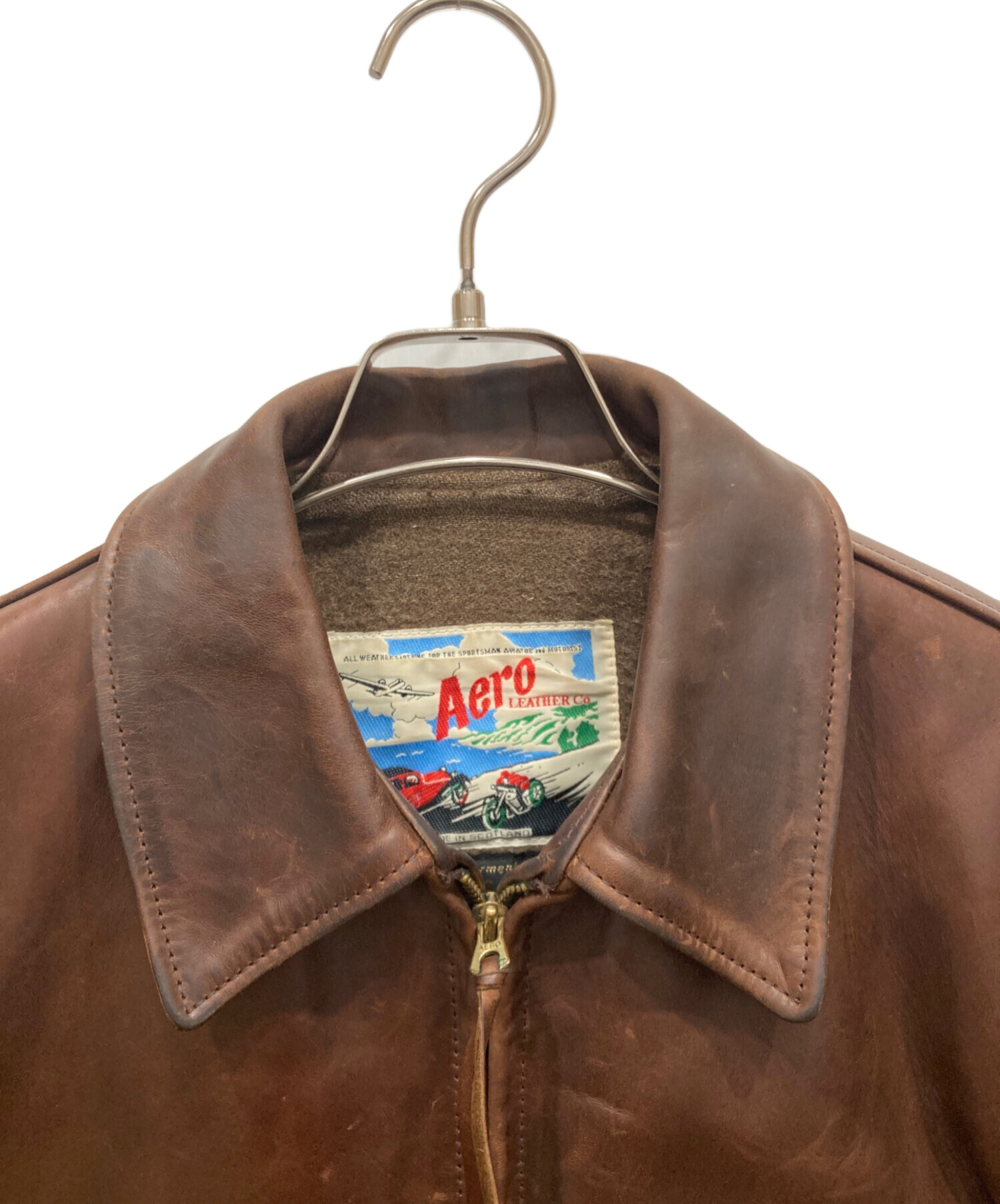 中古・古着通販】Aero LEATHER (エアロレザー) ハーフベルトシングル