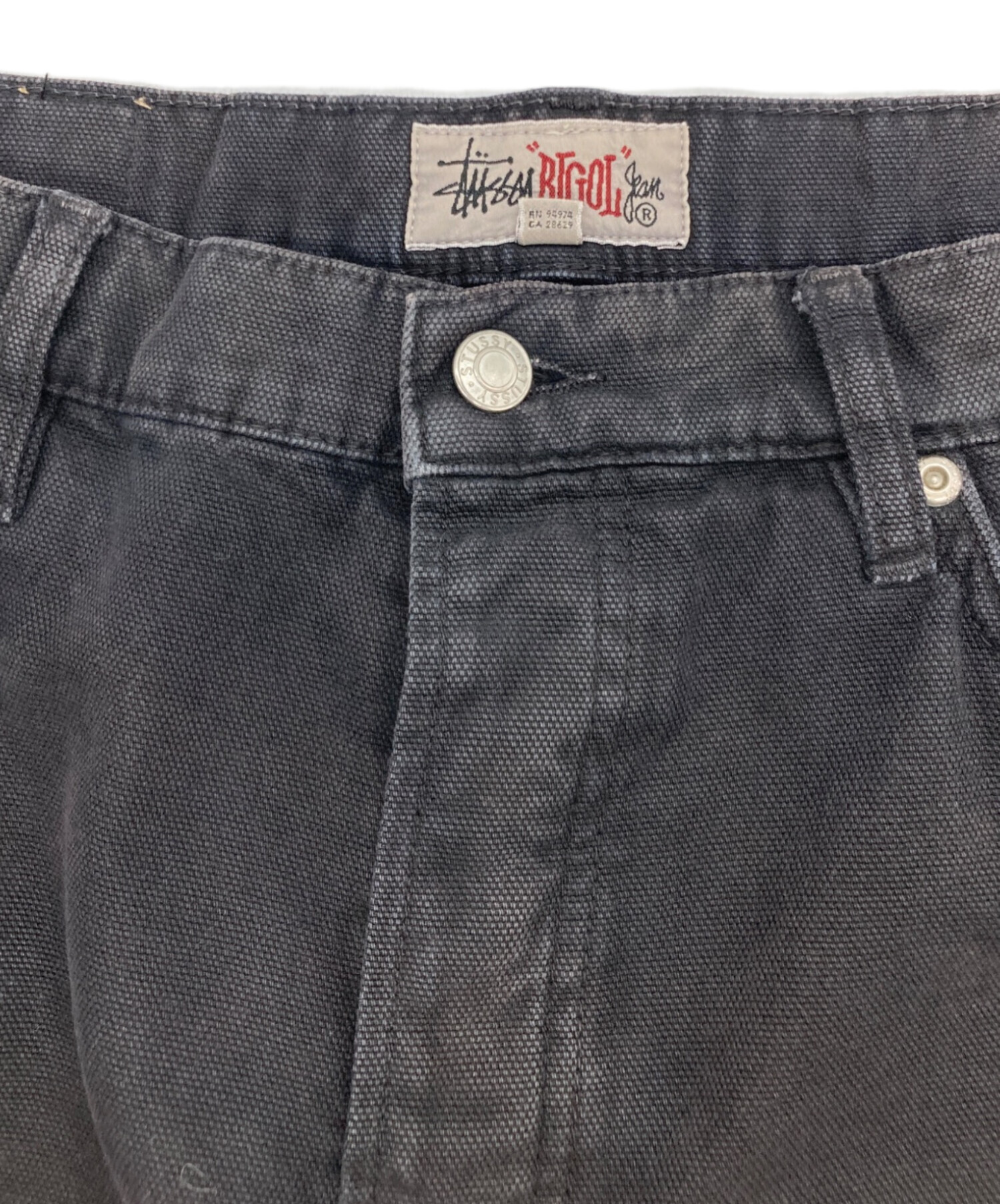 中古・古着通販】stussy (ステューシー) Washed Canvas Big OL 