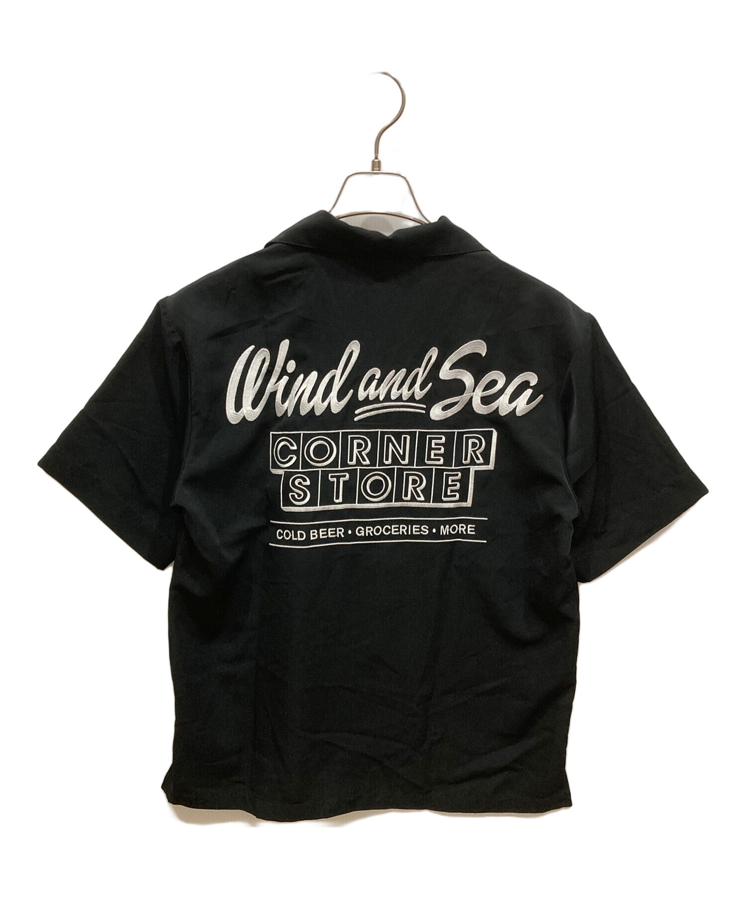 未使用 Lサイズ Wind and Sea ブラック 黒 半袖シャツ 中古・古着通販】WIND AND SEA (ウィンダンシー) 半袖シャツ ブラック