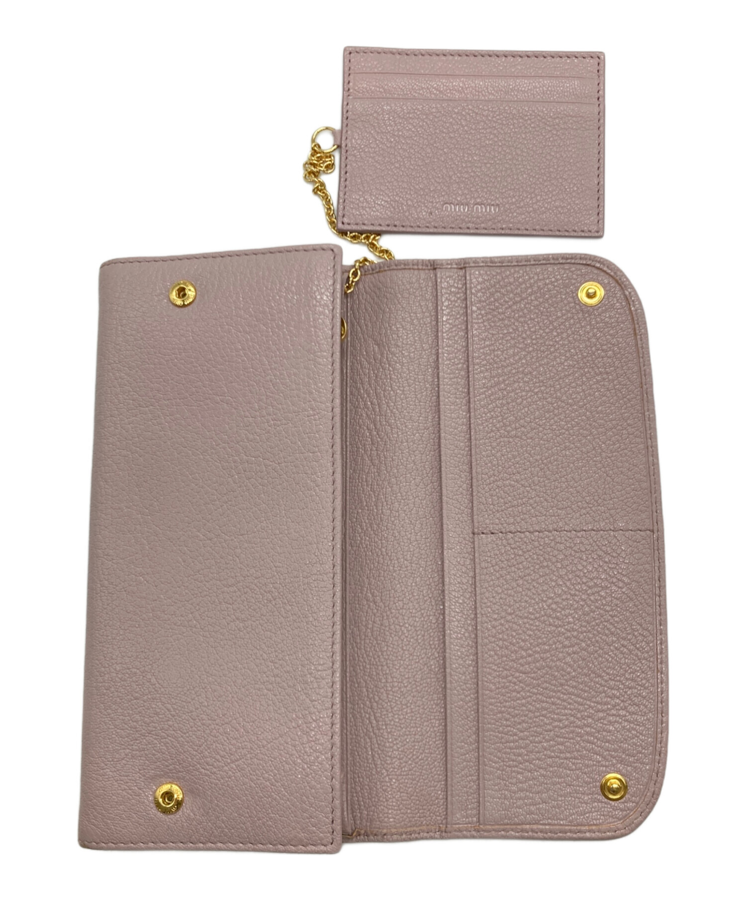 中古・古着通販】MIU MIU (ミュウミュウ) 財布 ピンク｜ブランド・古着 