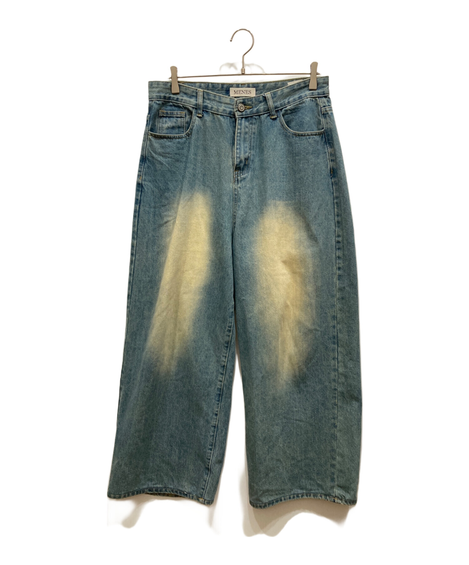 MENES デニム MENES Okayama Selvedge Baggy Denim Slacks - Indigo