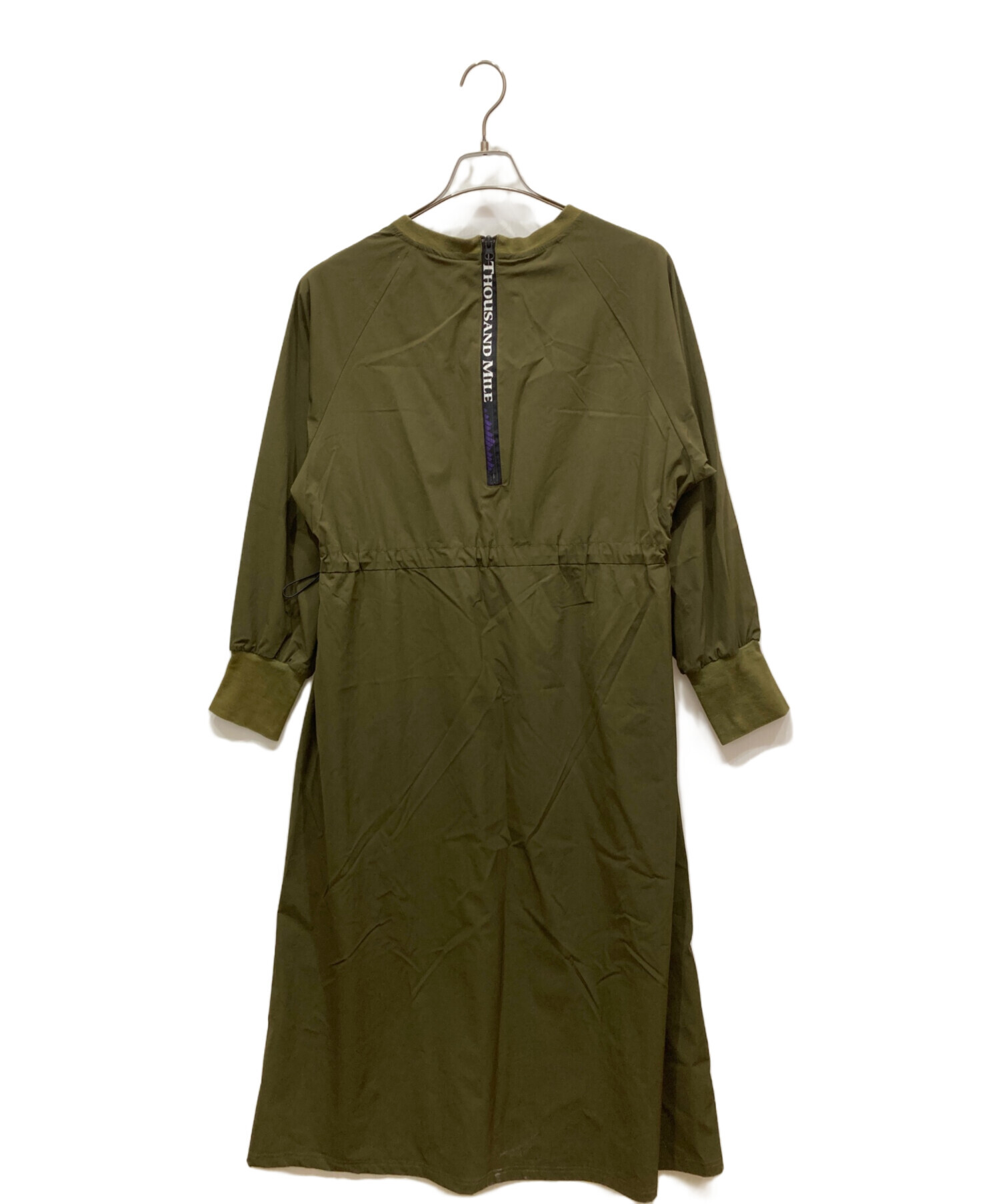 完売品　THOUSAND MILE サウザンドマイル ワンピース　カーキ　夏 中古・古着通販】Thousand Mile (サウザンドマイル) ナイロン