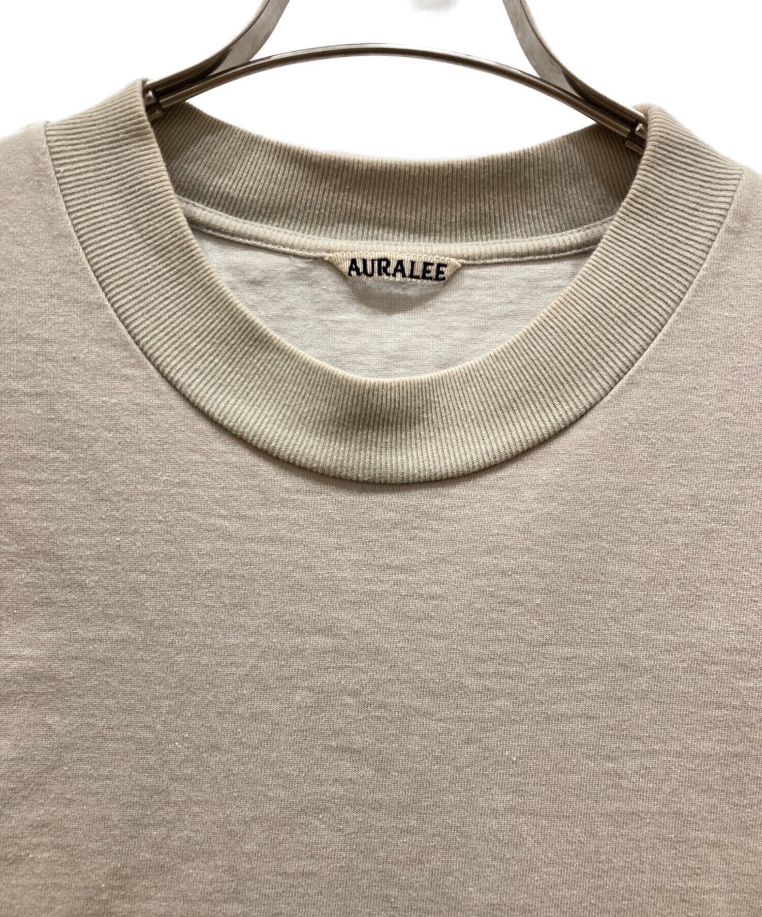 中古・古着通販】AURALEE (オーラリー) STAND UP TEE ベージュ サイズ 