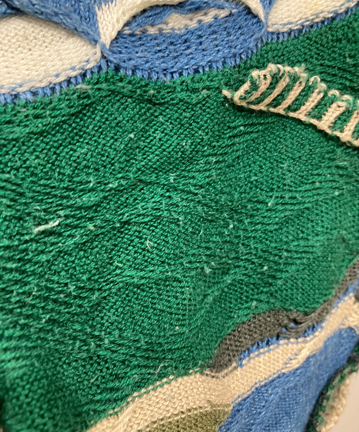 中古・古着通販】Coogi (クージー) 3Dニット ブルー サイズ:SIZE M