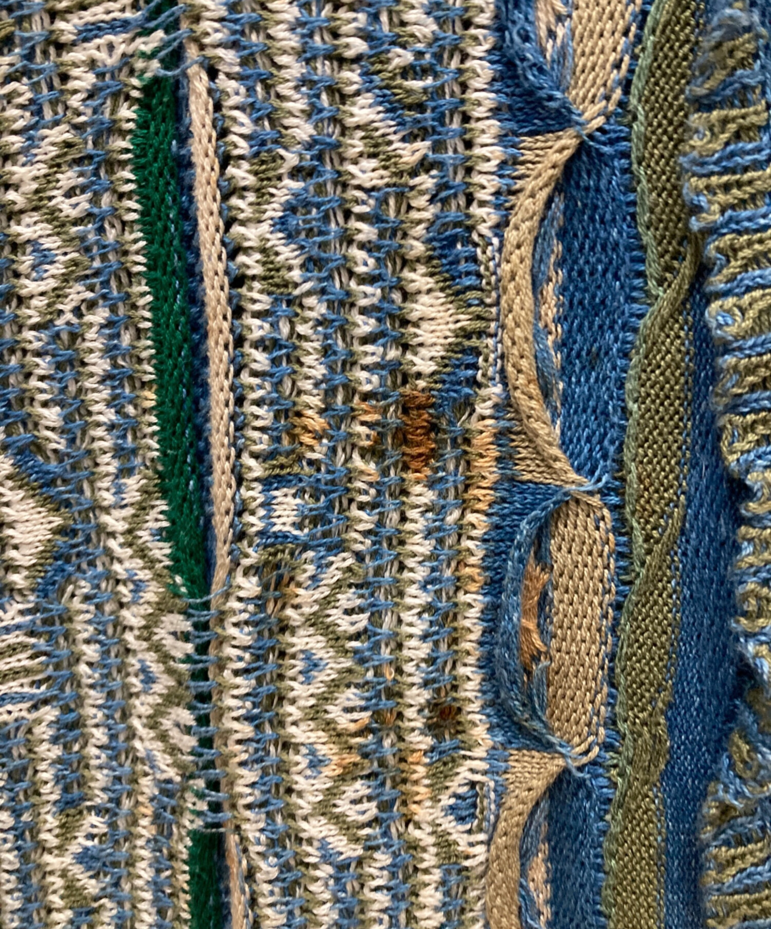 COOGI 3Dニット 淡色　海モチーフ 中古・古着通販】Coogi (クージー) 3Dニット ブルー サイズ:SIZE