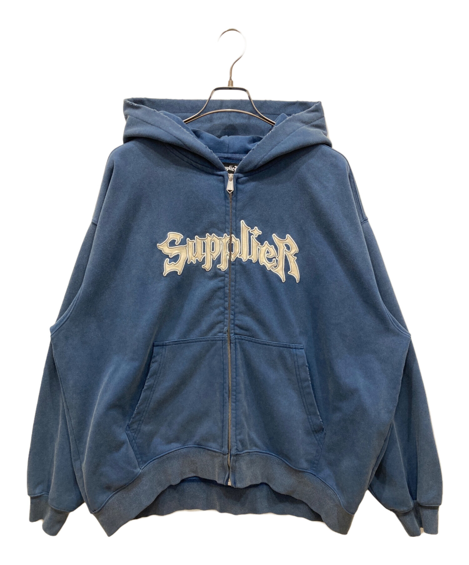 中古・古着通販】SUPPLIER (サプライヤー) ジップパーカー ブルー 