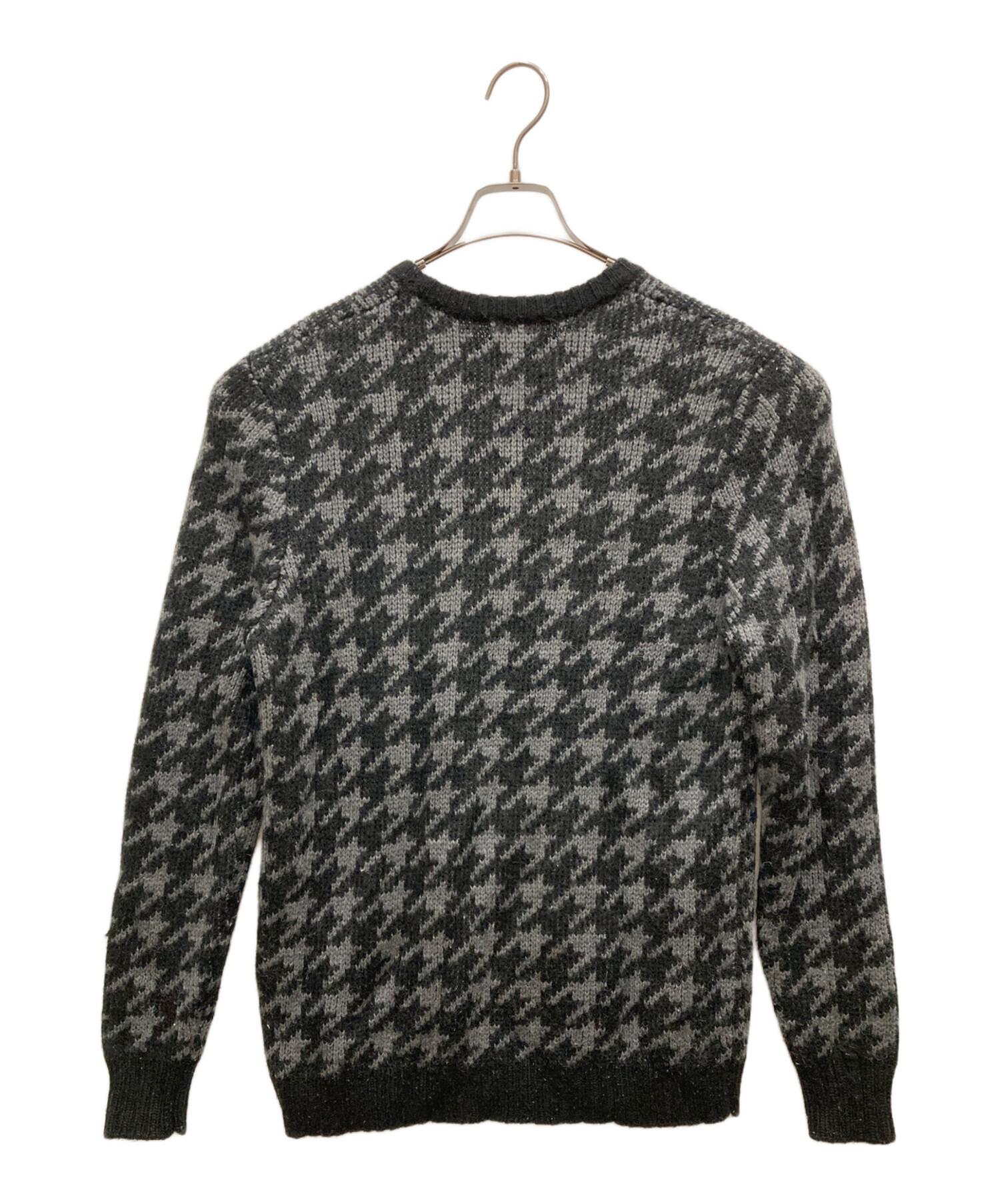 中古・古着通販】stussy (ステューシー) 千鳥柄クルーネックニット 