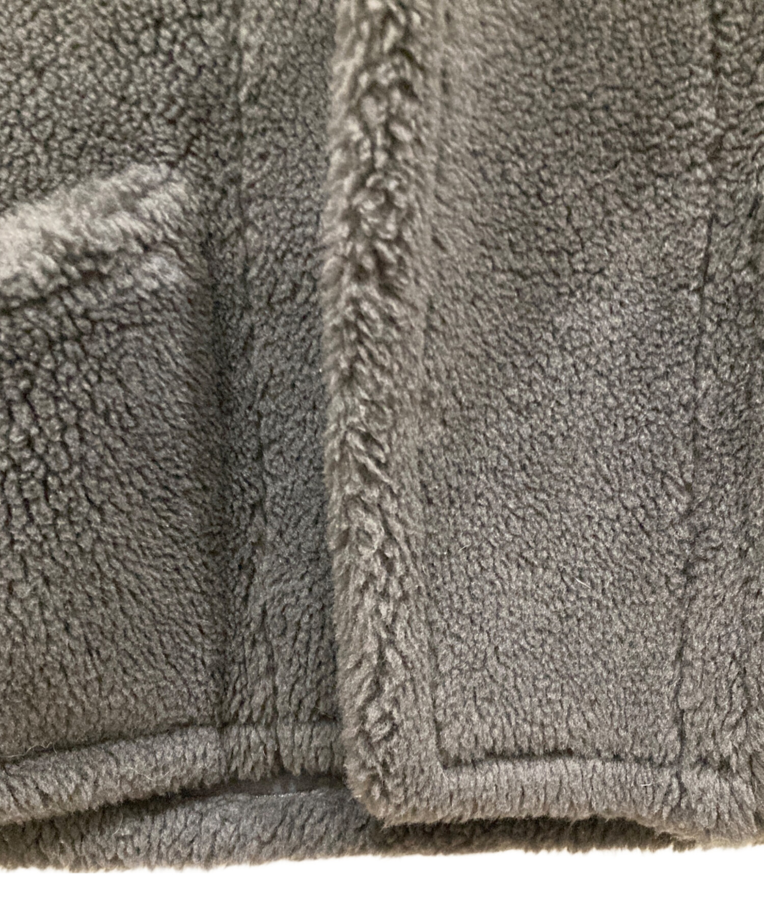 中古・古着通販】haunt (ハウント) ボアベスト グレー サイズ