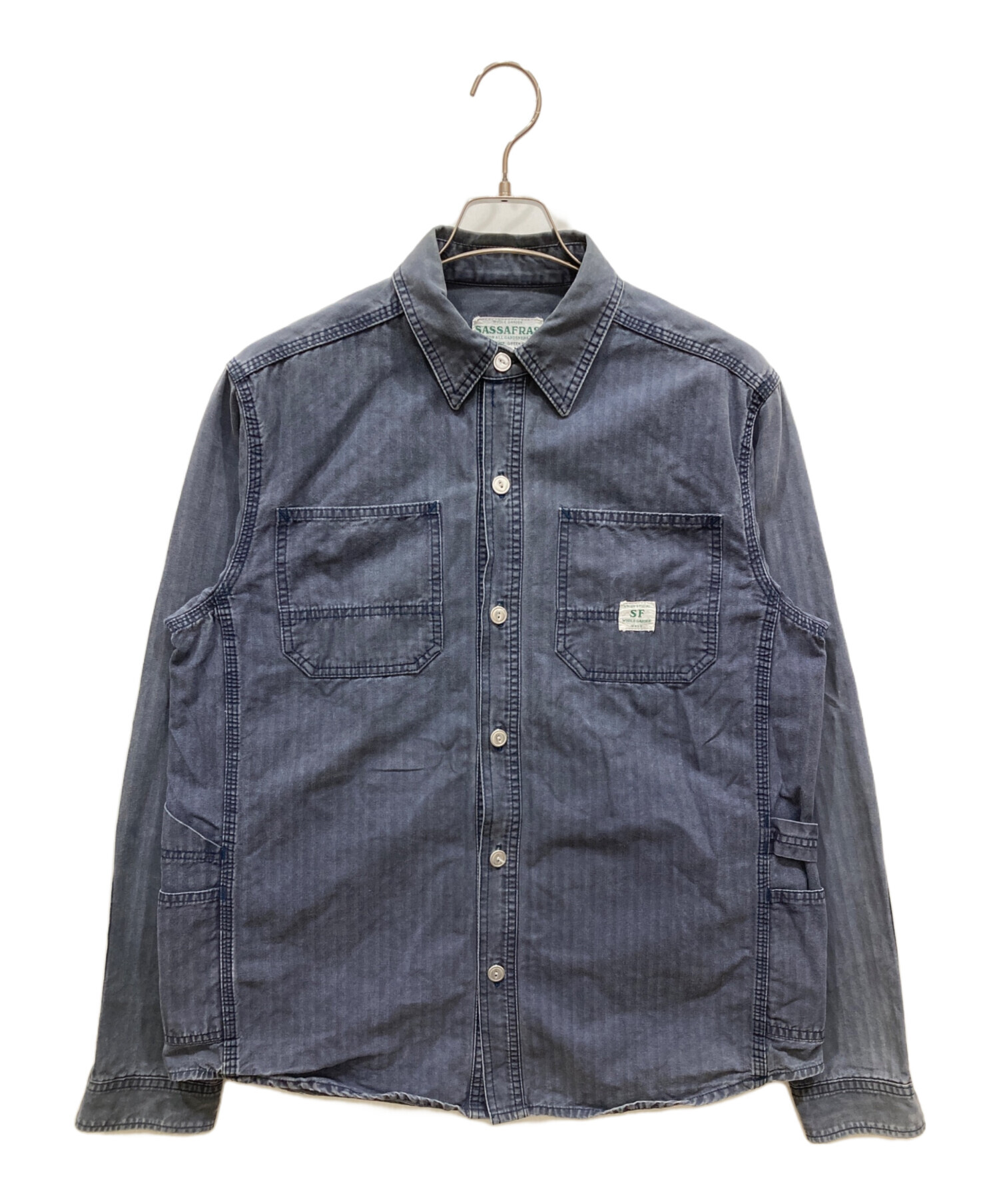 サブ@古着販売 men's 中古・古着通販】SASSAFRAS (ササフラス) ミリタリーシャツジャケット