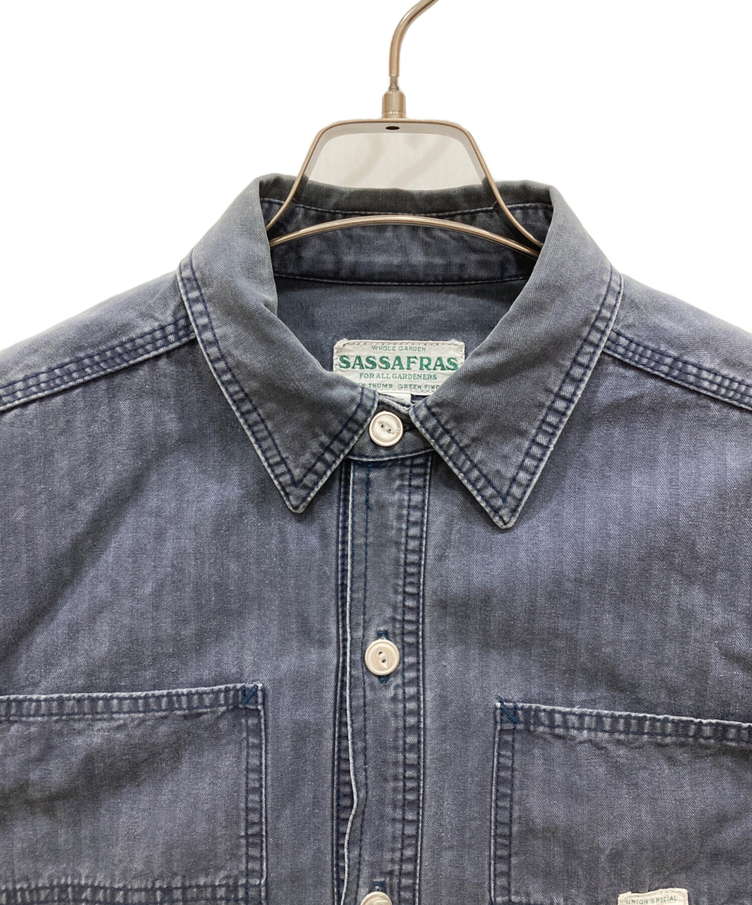 中古・古着通販】SASSAFRAS (ササフラス) ミリタリーシャツジャケット
