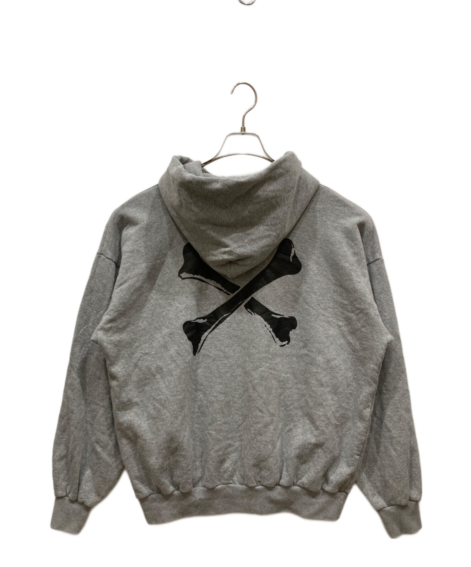 中古・古着通販】WTAPS (ダブルタップス) CROSS BONES HOODY グレー
