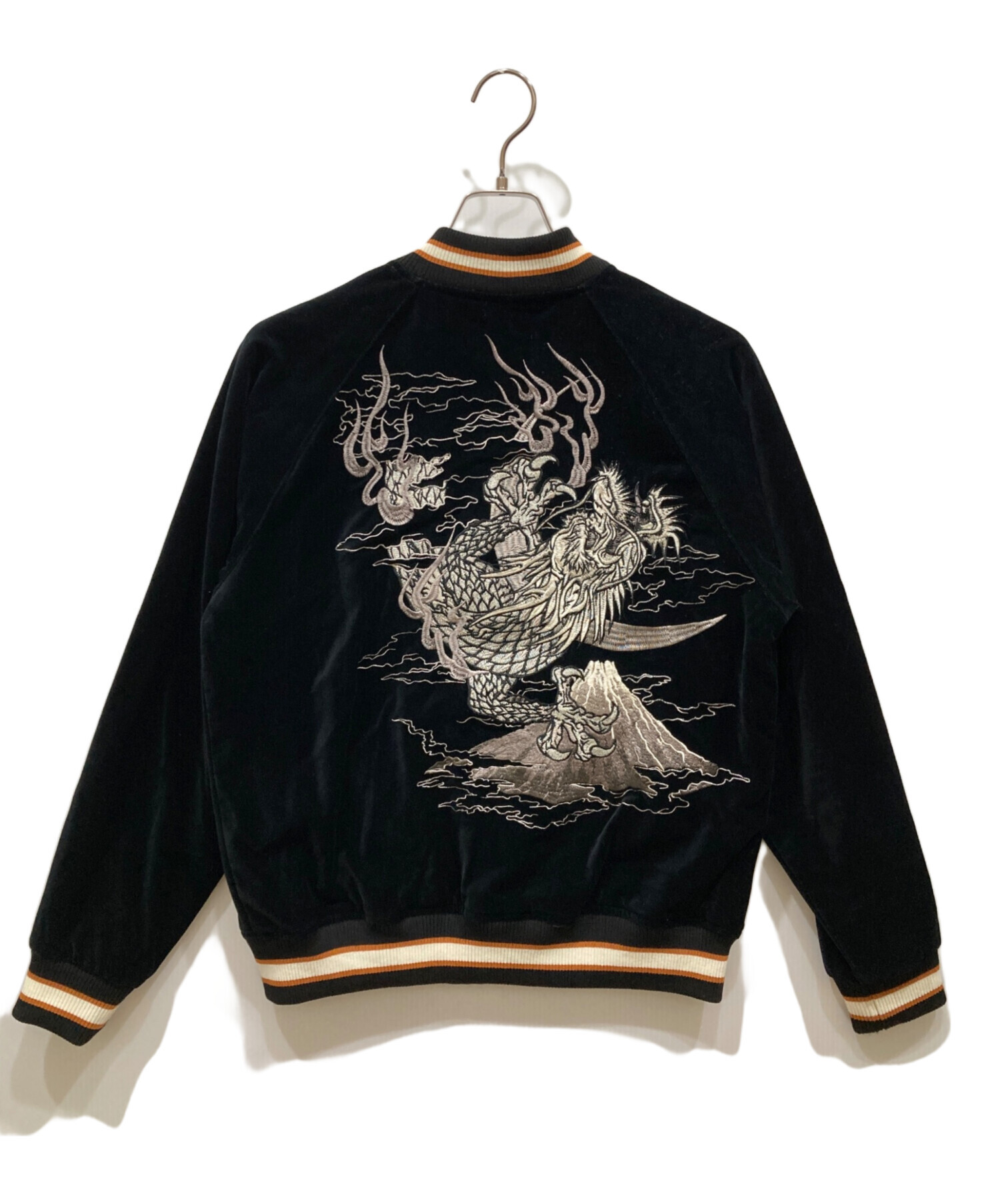 中古・古着通販】OBORO (オボロ) スカジャン ブラック サイズ:Ⅿ