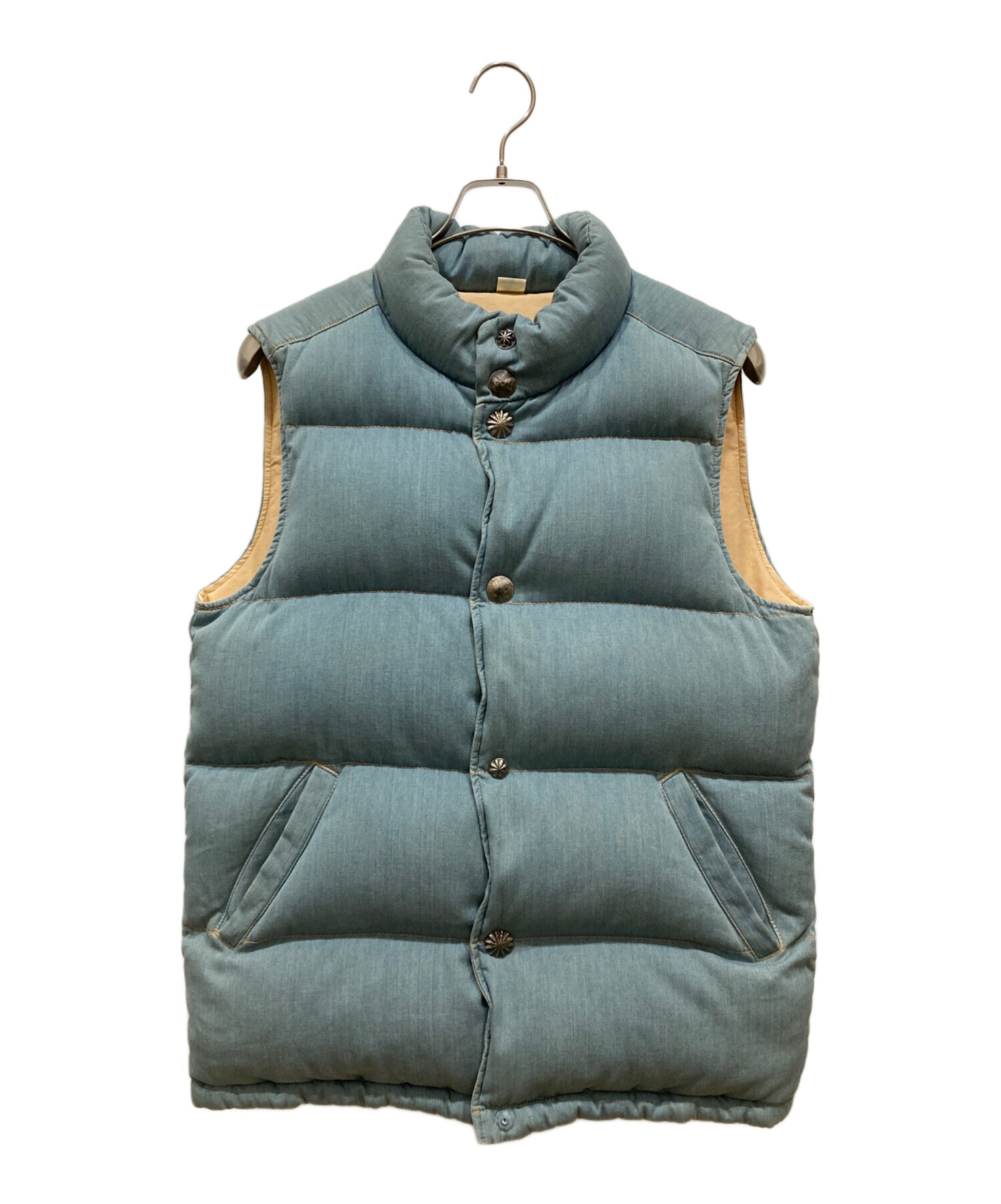 Ron Herman ロンハーマン　ダウンベスト　ベージュ　S 根岸由香里 Ron Herman ロンハーマン ダウンベスト ベージュ S 根岸由香里