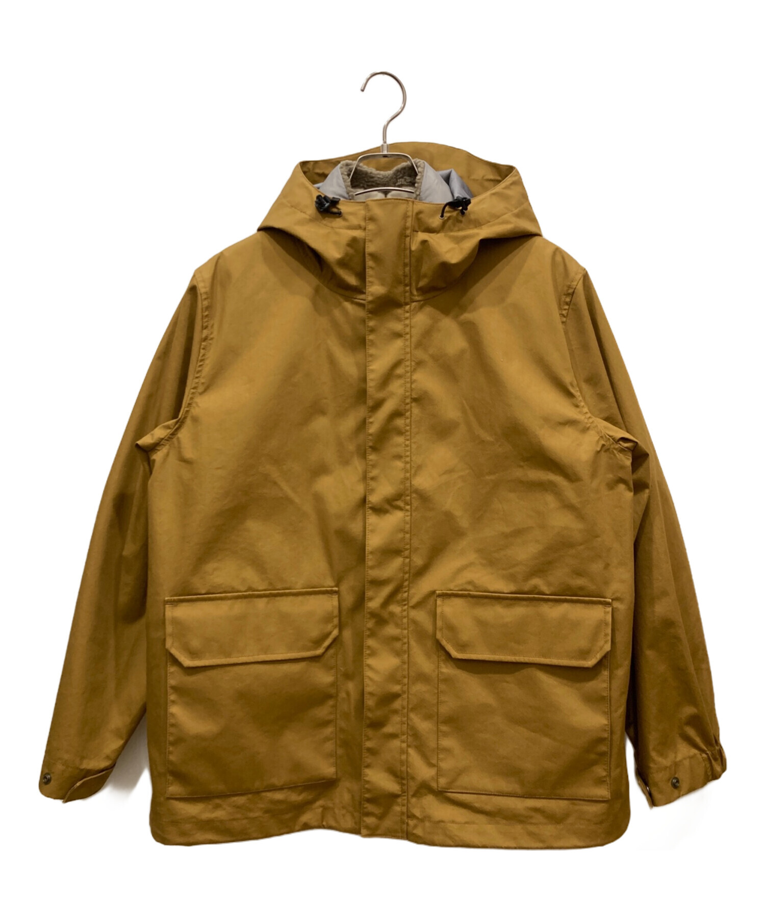 シップス　TAION 美品　オリーブ マウンテンパーカー フリース ベスト　S シップス TAION ビヒン オリーブ マウンテンパーカー フリース