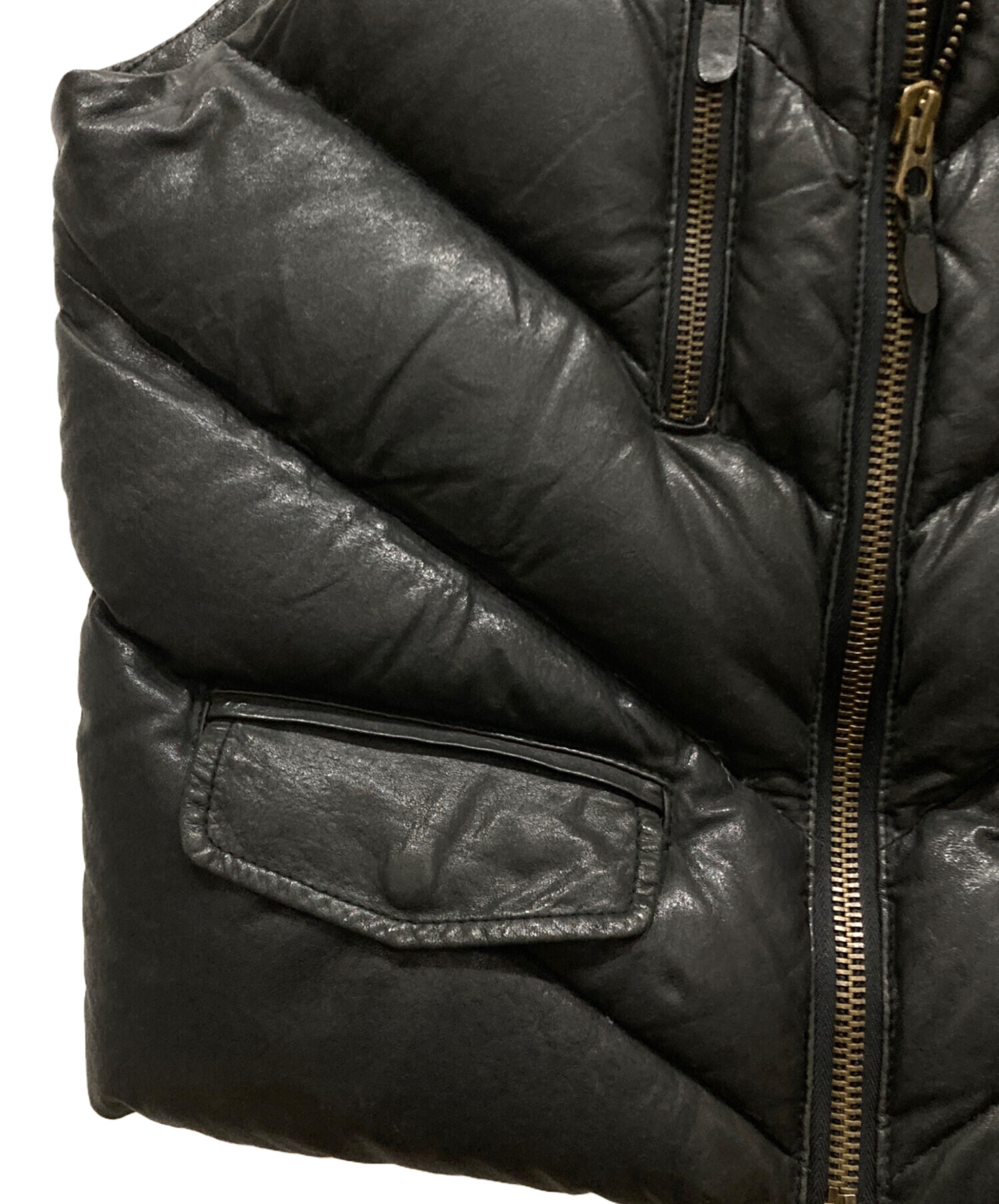 中古・古着通販】SHARE SPIRIT (シェアスピリット) ラムレザーダウン