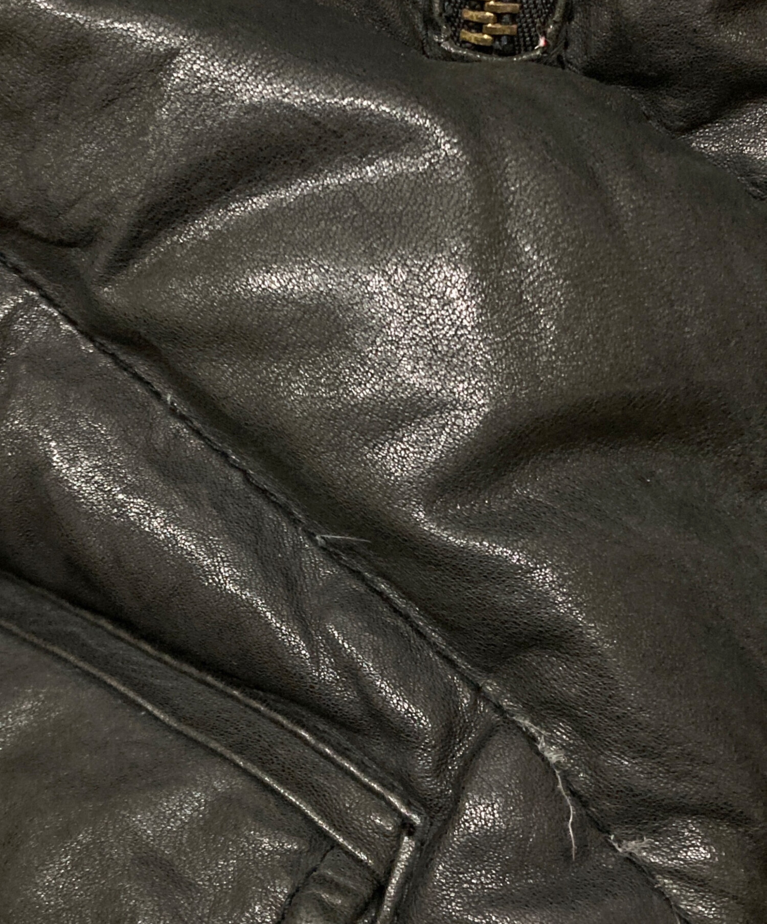 中古・古着通販】SHARE SPIRIT (シェアスピリット) ラムレザーダウン