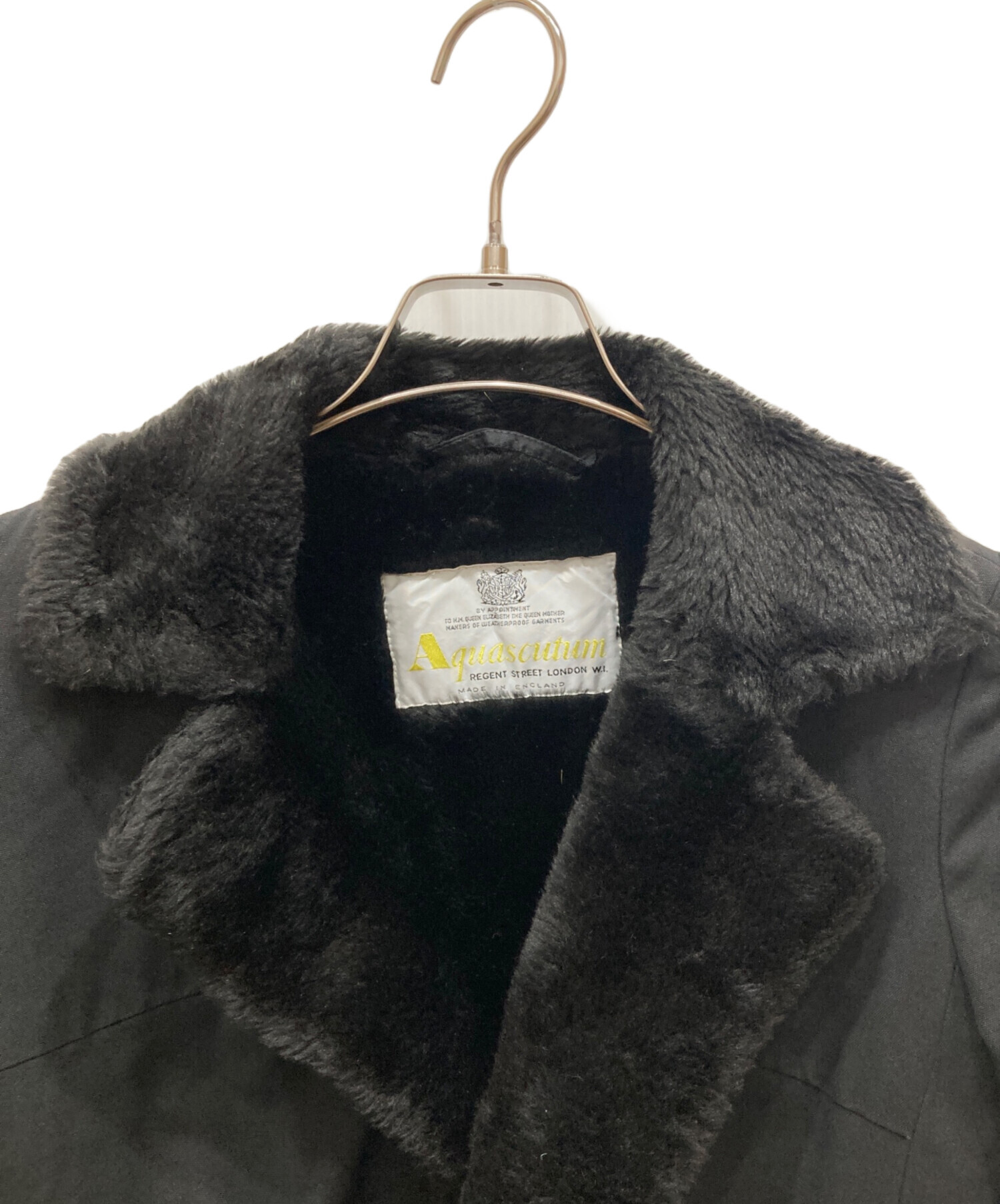 中古・古着通販】Aquascutum (アクアスキュータム) アクリルファー切替