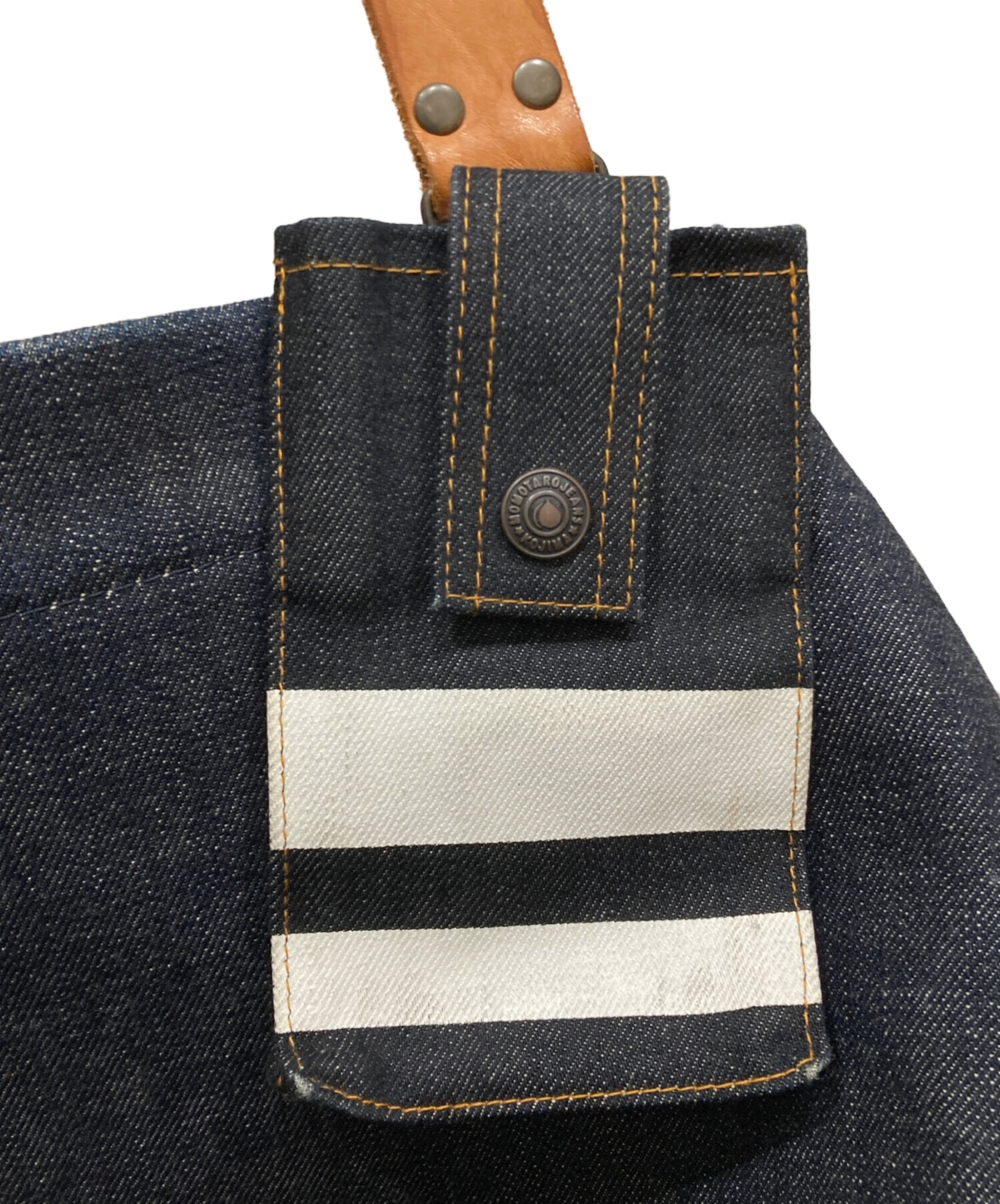 定価30000超希少桃太郎 トートバッグ MOMO KOJIMA デニム 中古・古着通販】MOMOTARO JEANS (桃太郎ジーンズ) MOMO KOJIMA