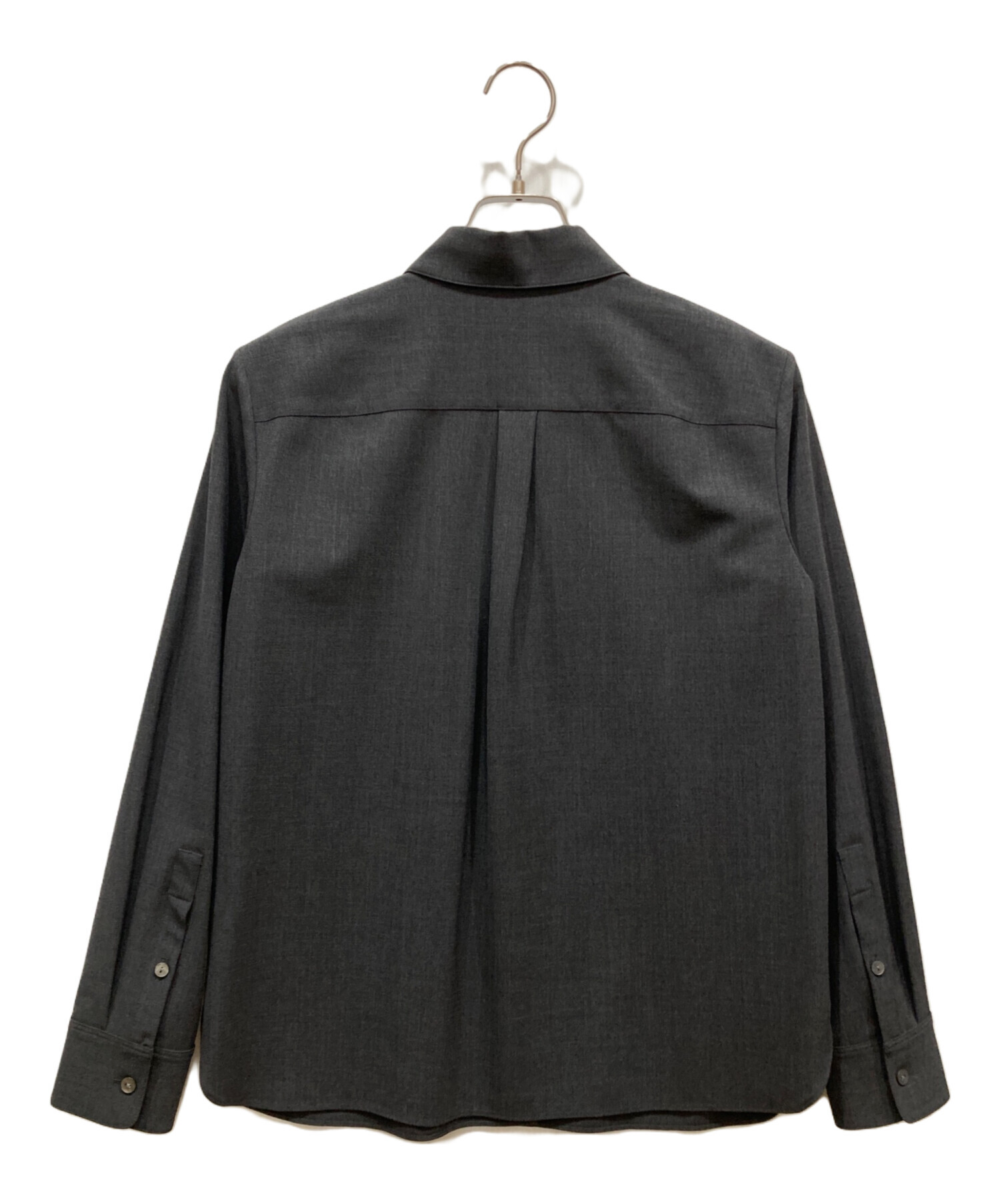 美品✨セオリー　 Pure Double Wc01 ダークグレー　S 中古・古着通販】theory (セオリー) TRACEABLE WOOL N STRAIGHT SH