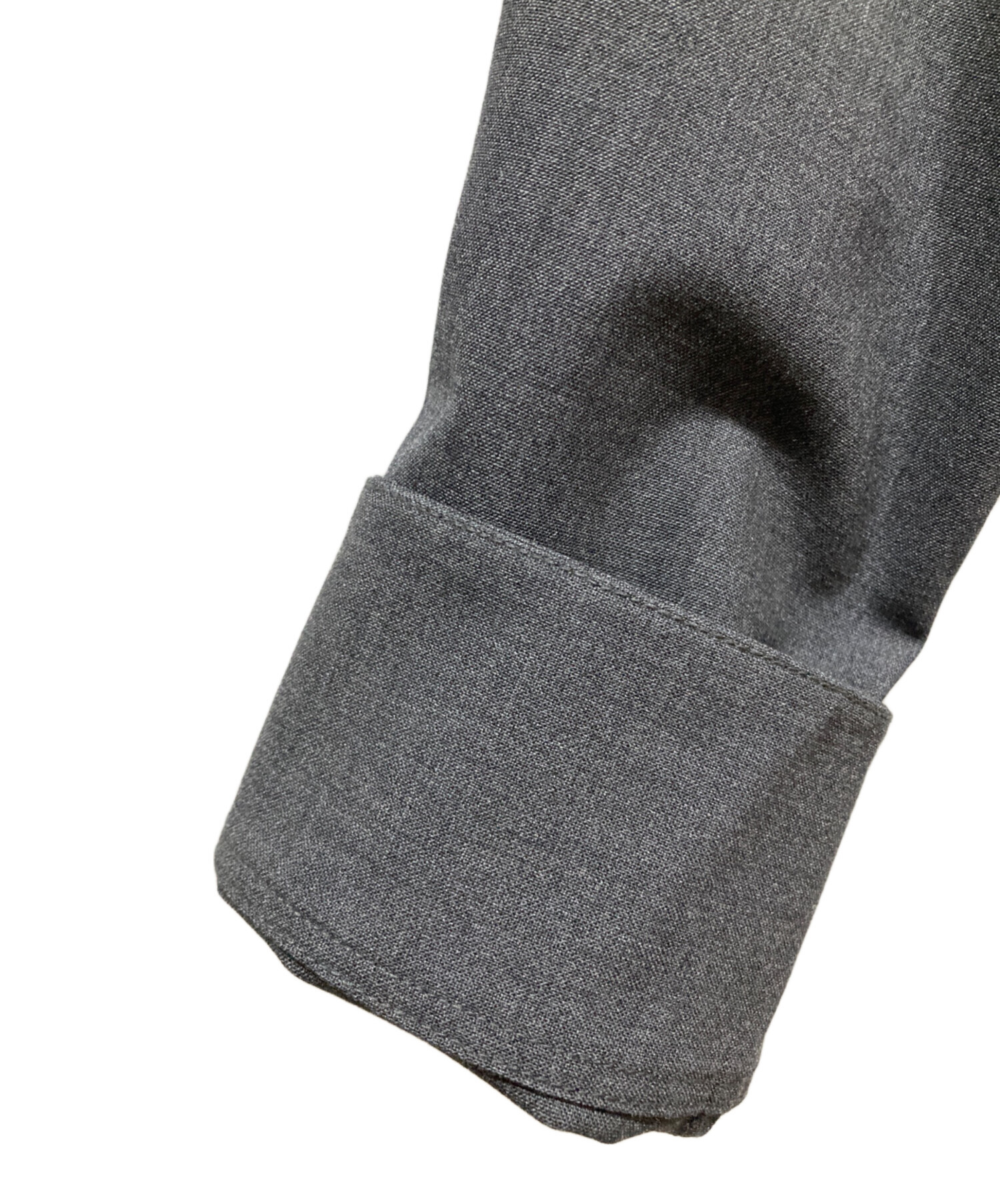 良品 24AW Theory セオリー TRACEABLE WOOL N STRAIGHT SH B シャツ サイズP グレー レディース 古着 中古 USED Theory - 良品 24AW Theory セオリー TRACEABLE WOOL N STRAIGHT SH B