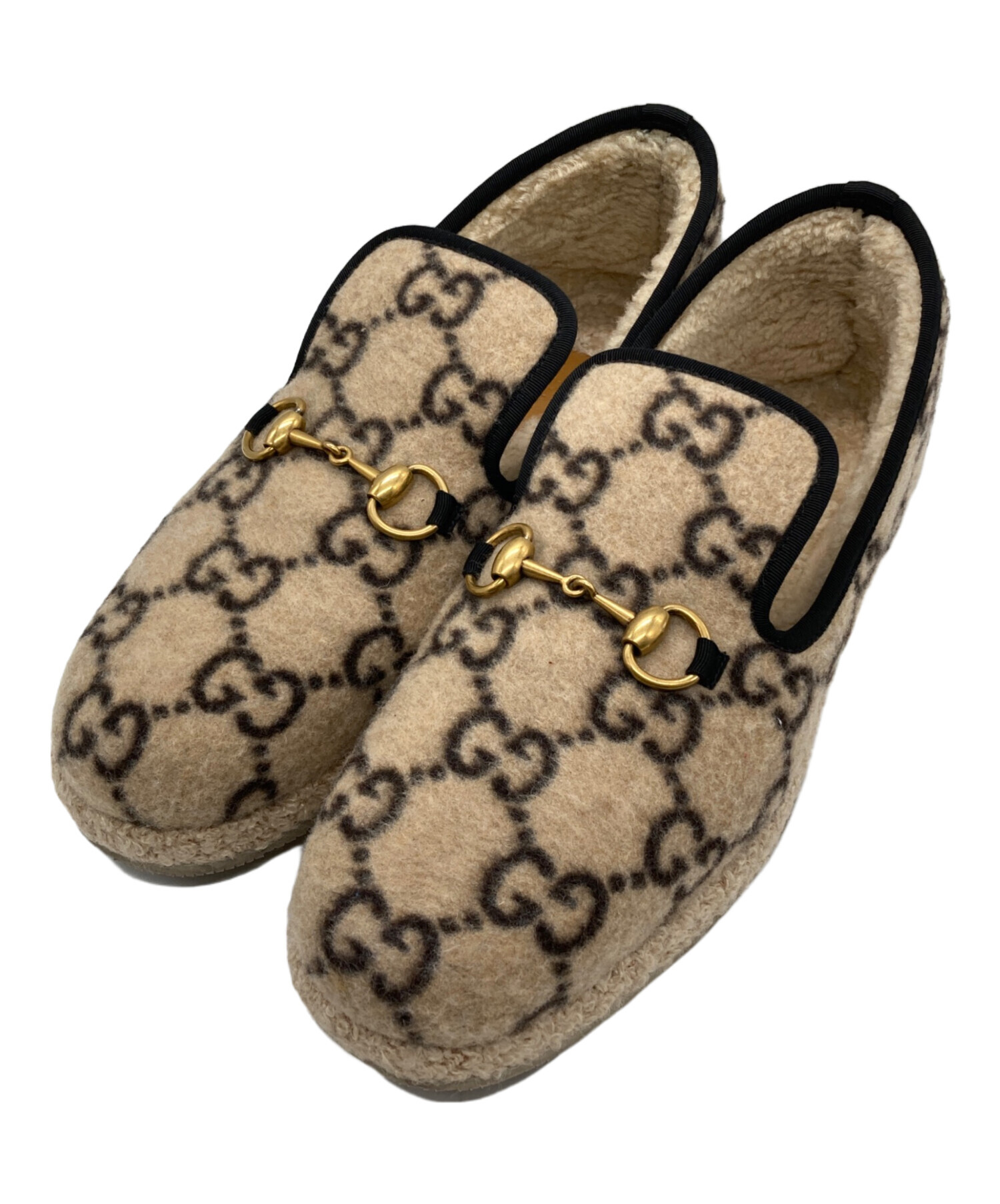 中古・古着通販】GUCCI (グッチ) ホースビットムートンローファー 