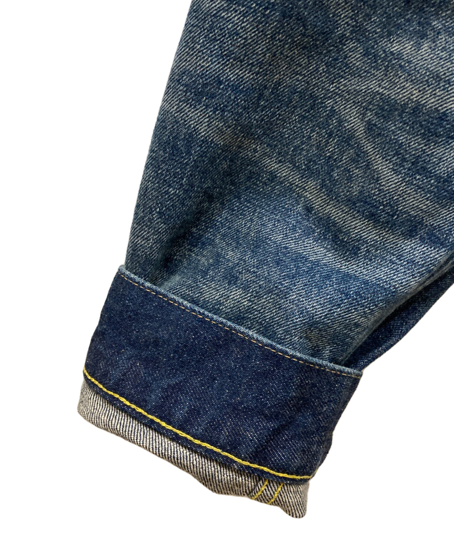 MASSES インディゴ デニムジャケット Mサイズ マシス M&M CUSTOM PERFORMANCE - DENIM 2ND JKT (×MASSES) (INDIGO 1WASH