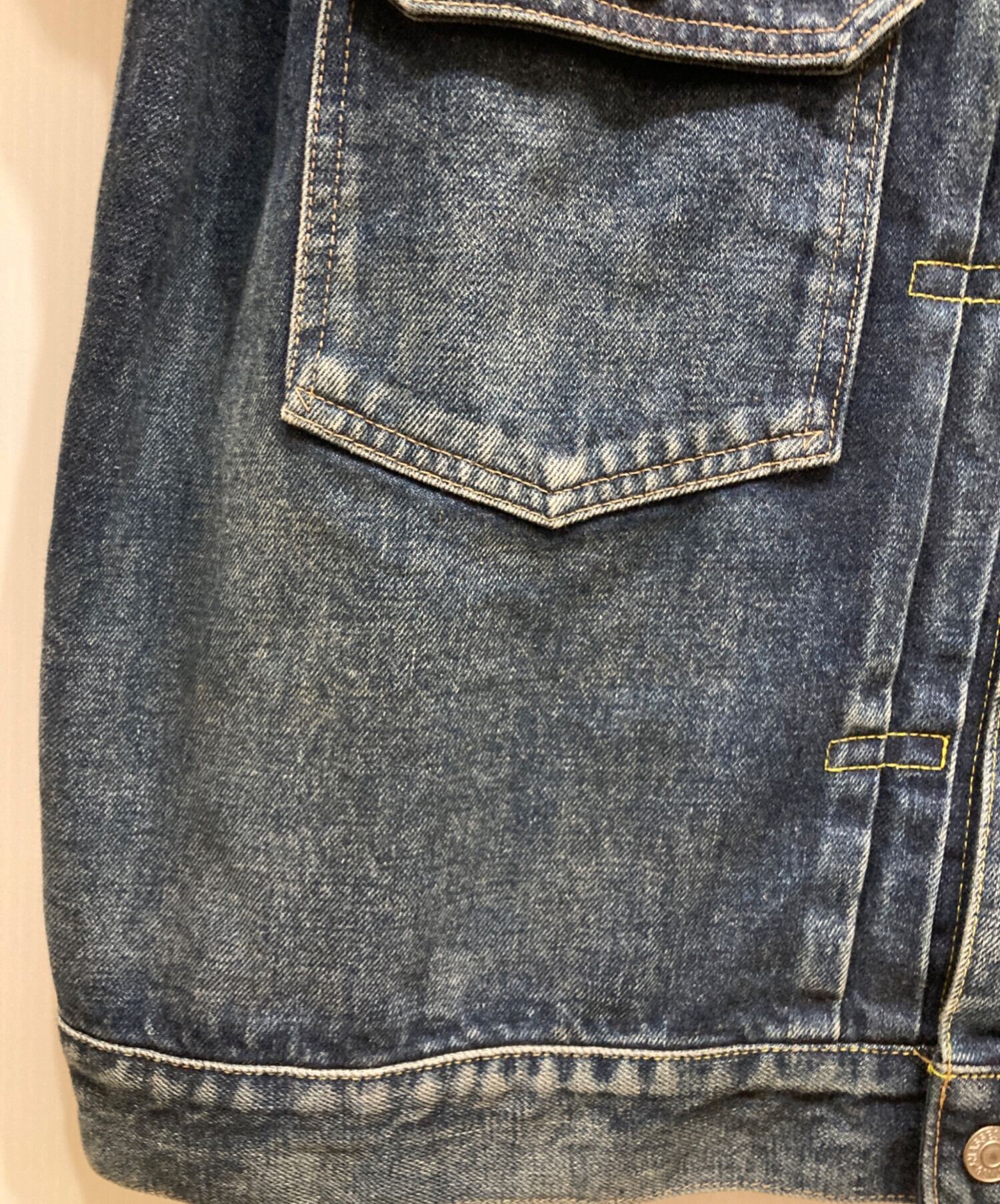 中古・古着通販】MASSES (マシス) DENIM JKT H.WASH 2nd インディゴ