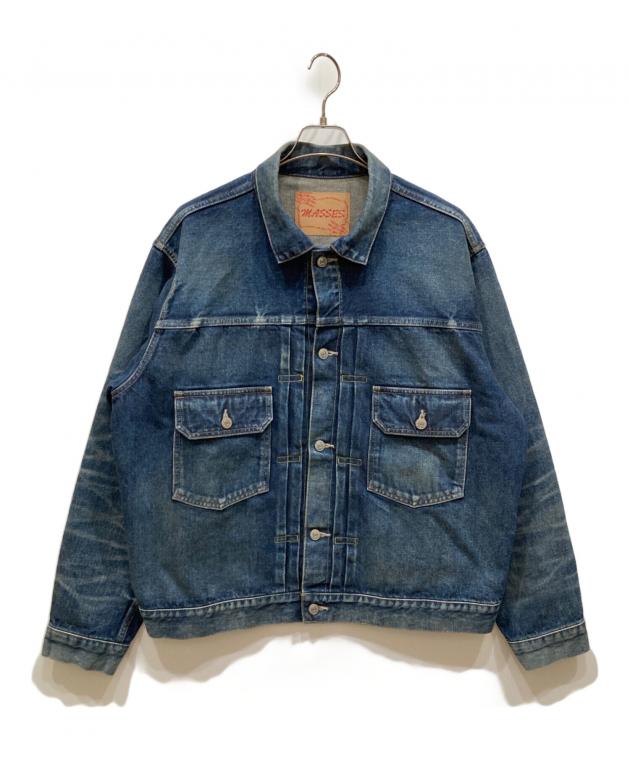 中古・古着通販】MASSES (マシス) DENIM JKT H.WASH 2nd インディゴ