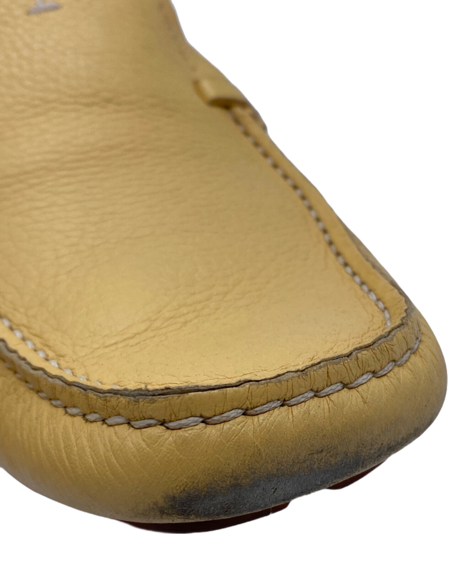 PRADA ゴールド ローファー PRADA ゴールド ローファー Prada Gold Leather Loafers - Ann's