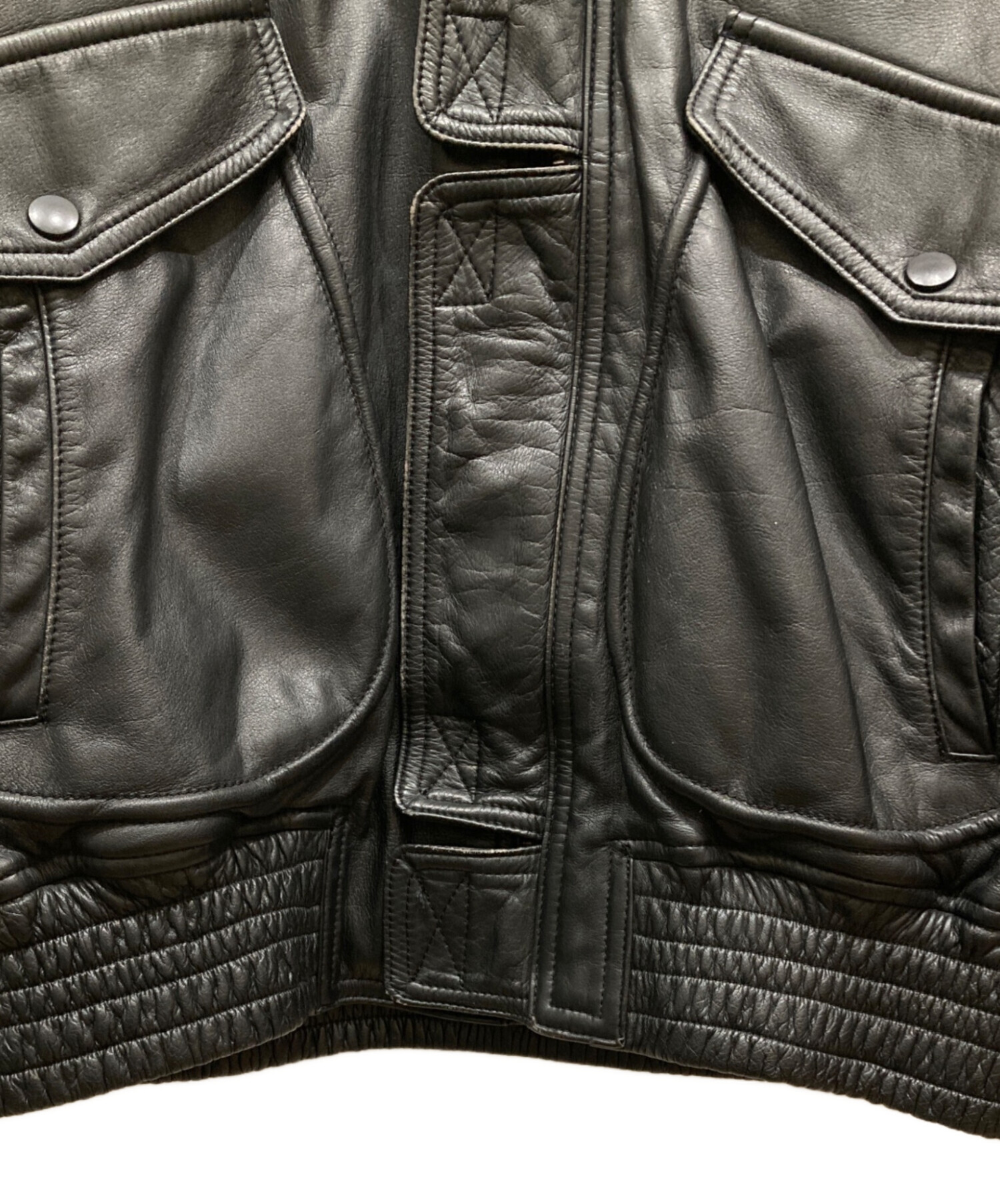 ボブ★様クシタニ　革ジャン　ライダース　古着 中古・古着通販】KUSHITANI (クシタニ) ライダースジャケット ブラック